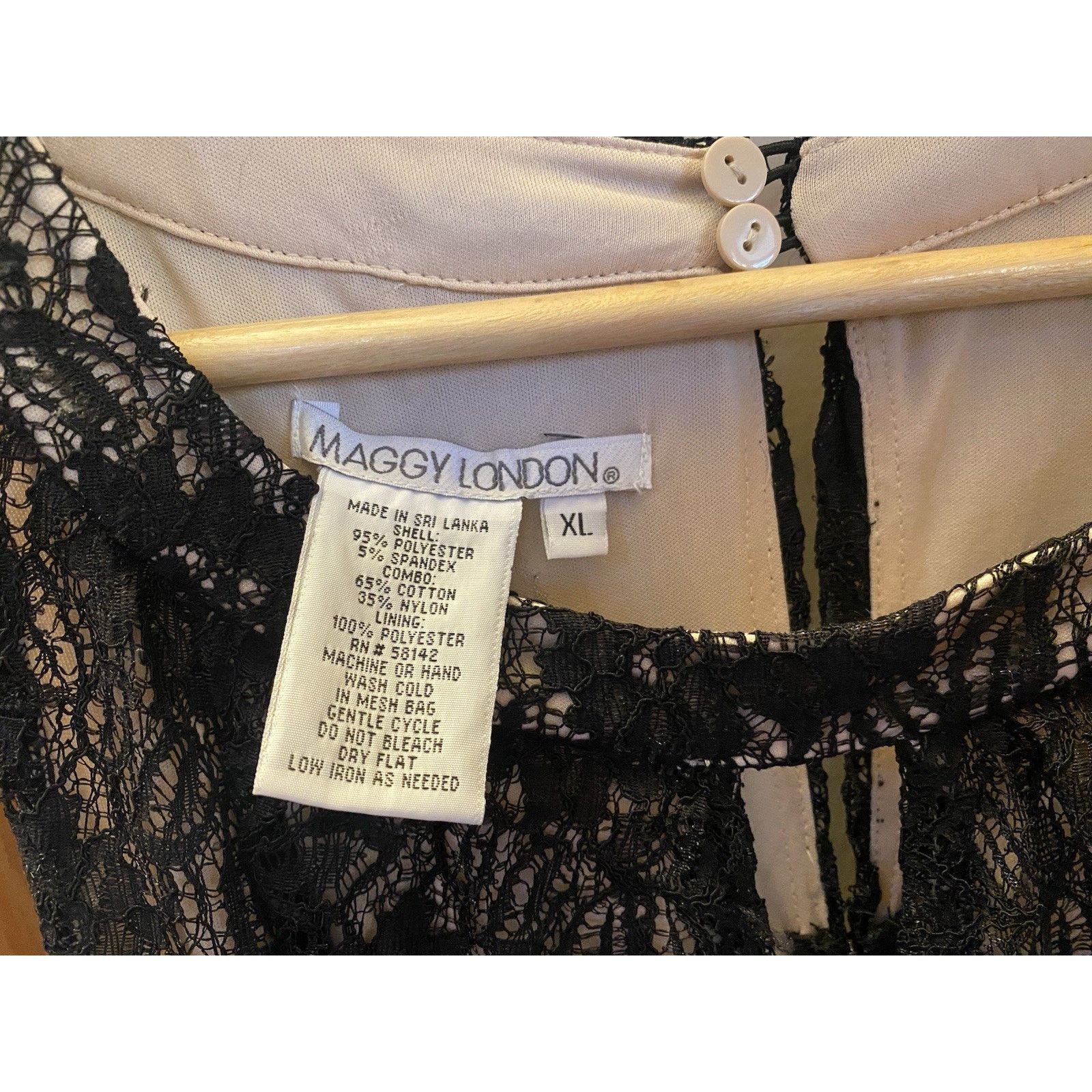 MAGGY LONDON NWT Maggoy London Times Jumpsuit Black Romper Women’s XL 249 Size 38" / US 16 / IT 52 - 3 Thumbnail