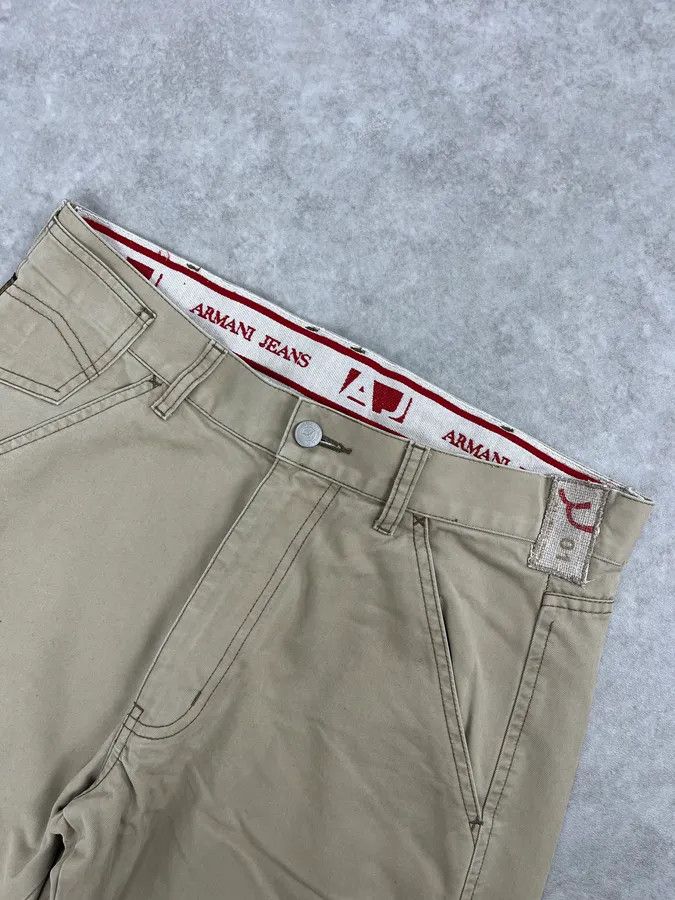 Armani 2000s Armani Beige Cozy Flared Pants Size US 32 / EU 48 - 5 Thumbnail