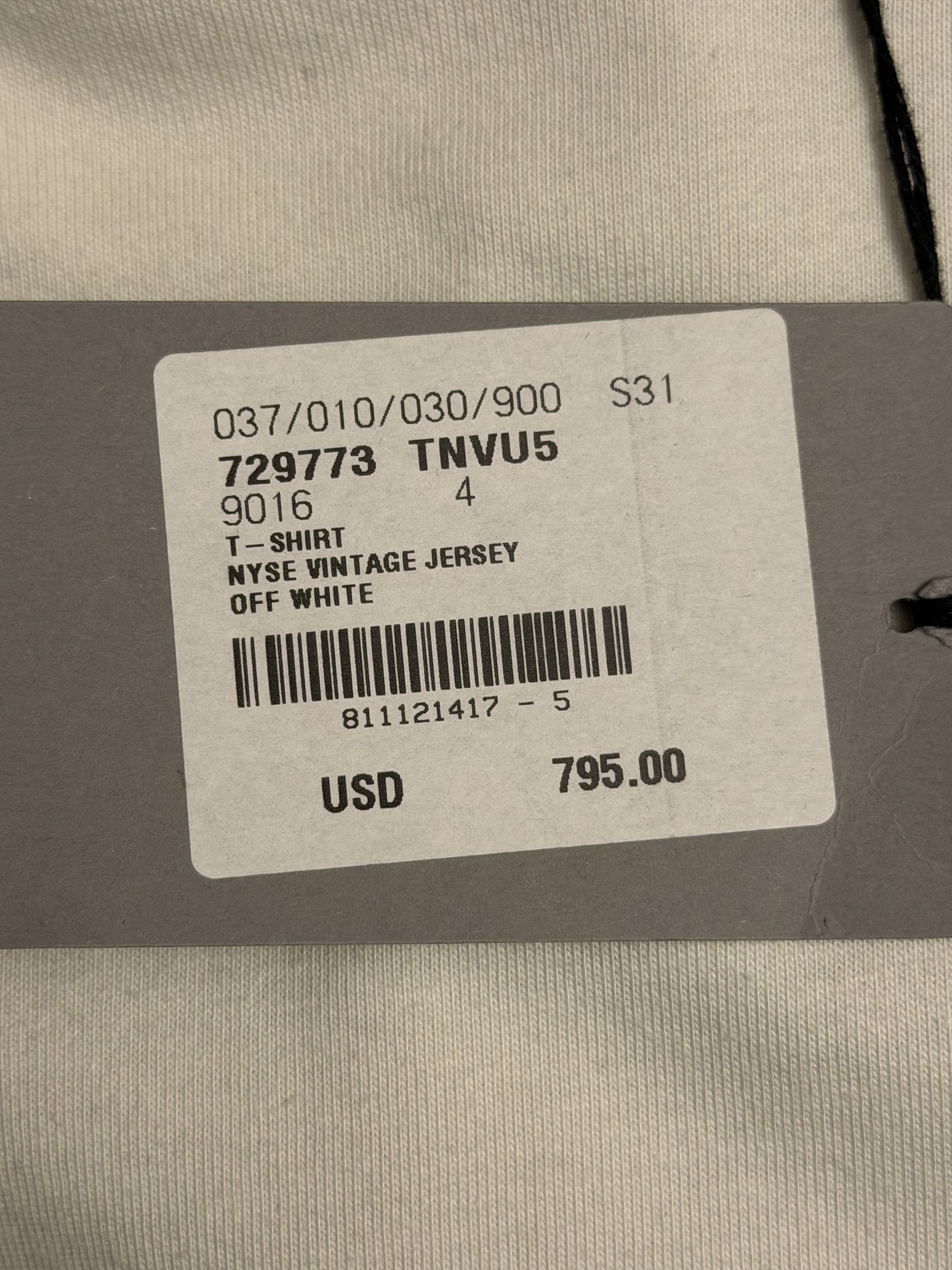 Balenciaga Balenciaga NYSE Oversized Tee Size US XL / EU 56 / 4 - 4 Thumbnail