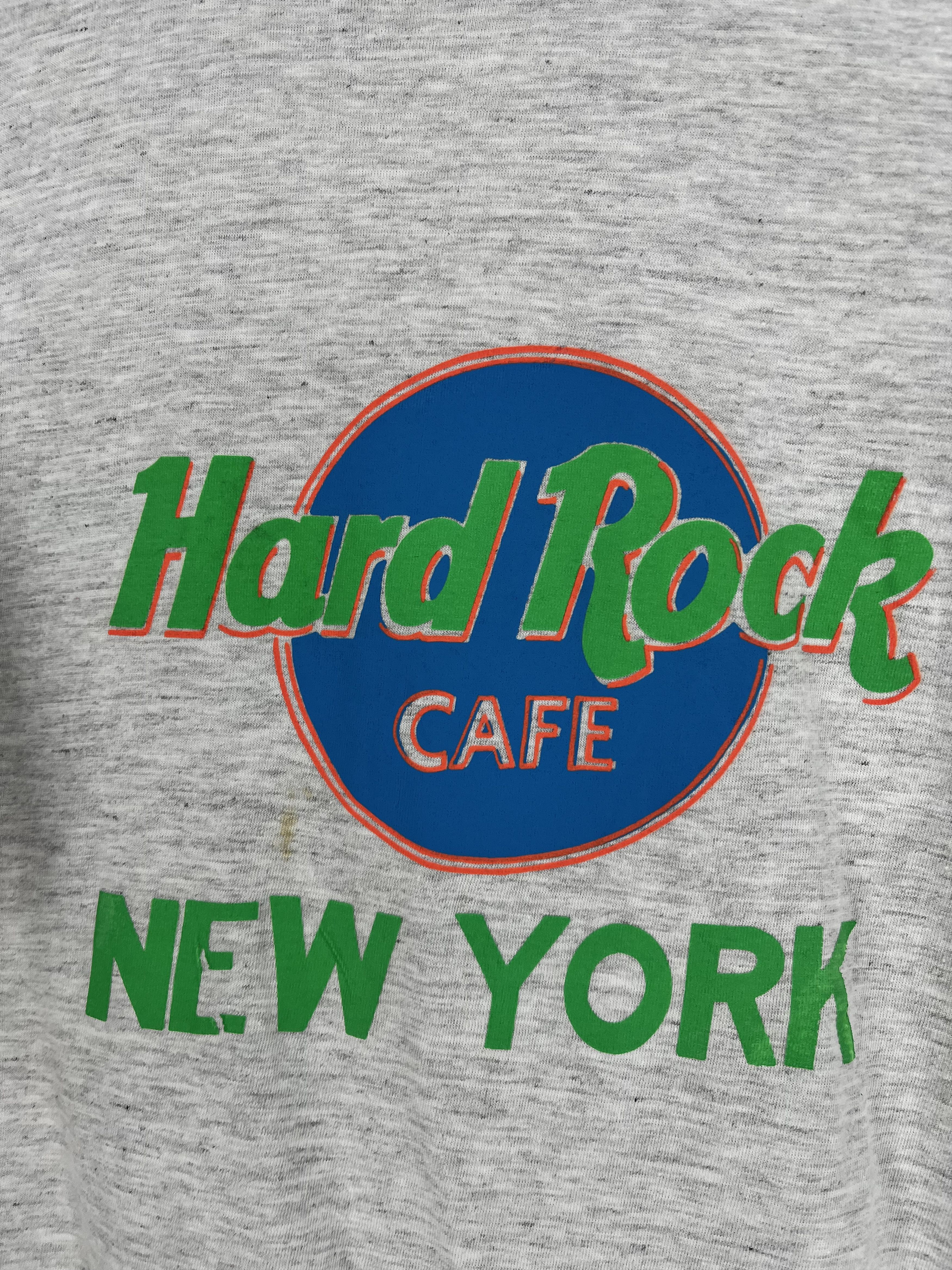 Band Tees Hard Rock Cafe New York Worn SINGLE STITCH Neon Colorway Size US M / EU 48-50 / 2 - 10 Thumbnail