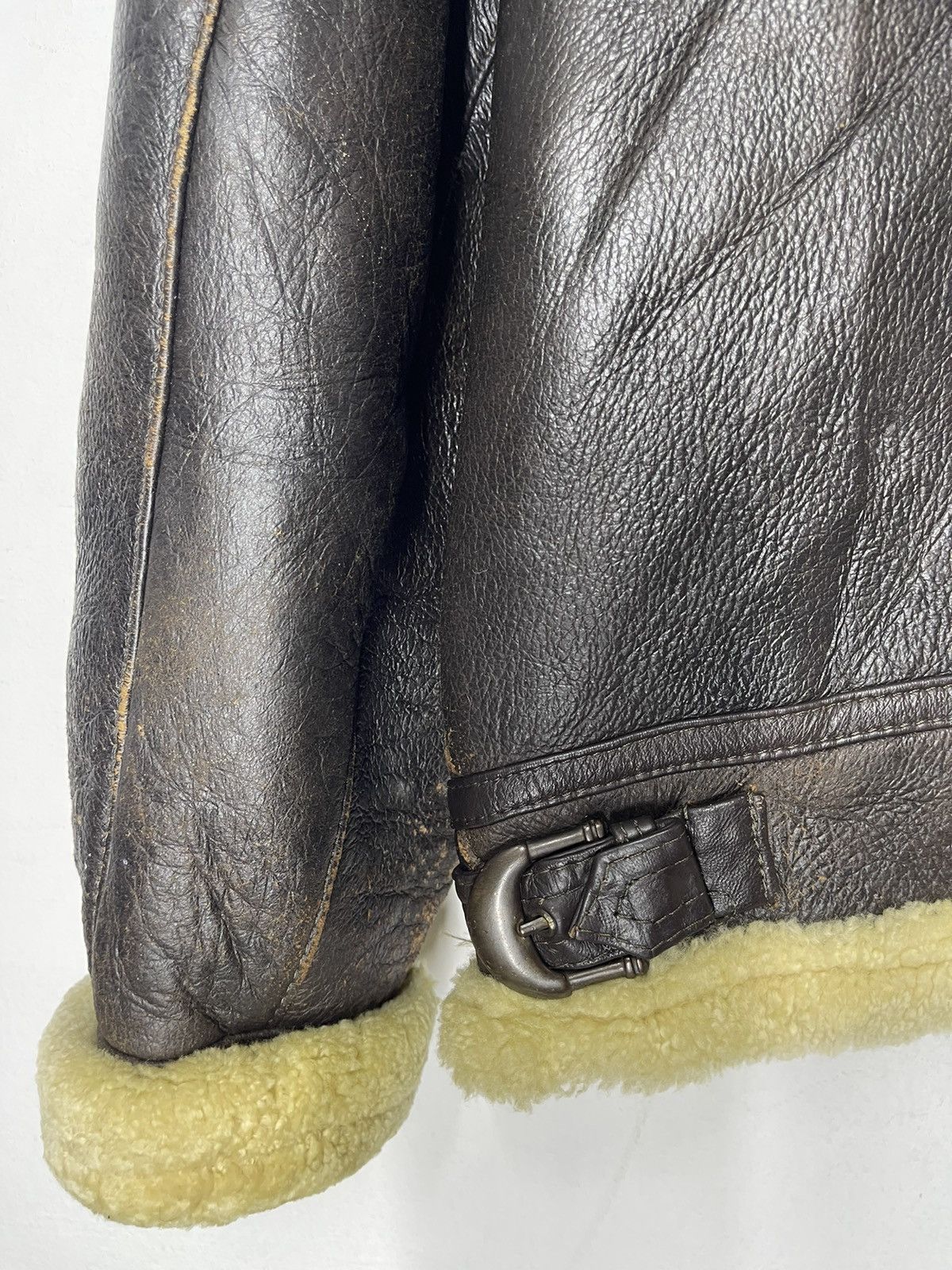 Vintage ❌WINTER SALE❌Vintage B-3 Lambskin Shearling Teodem Italy Size US L / EU 52-54 / 3 - 3 Thumbnail