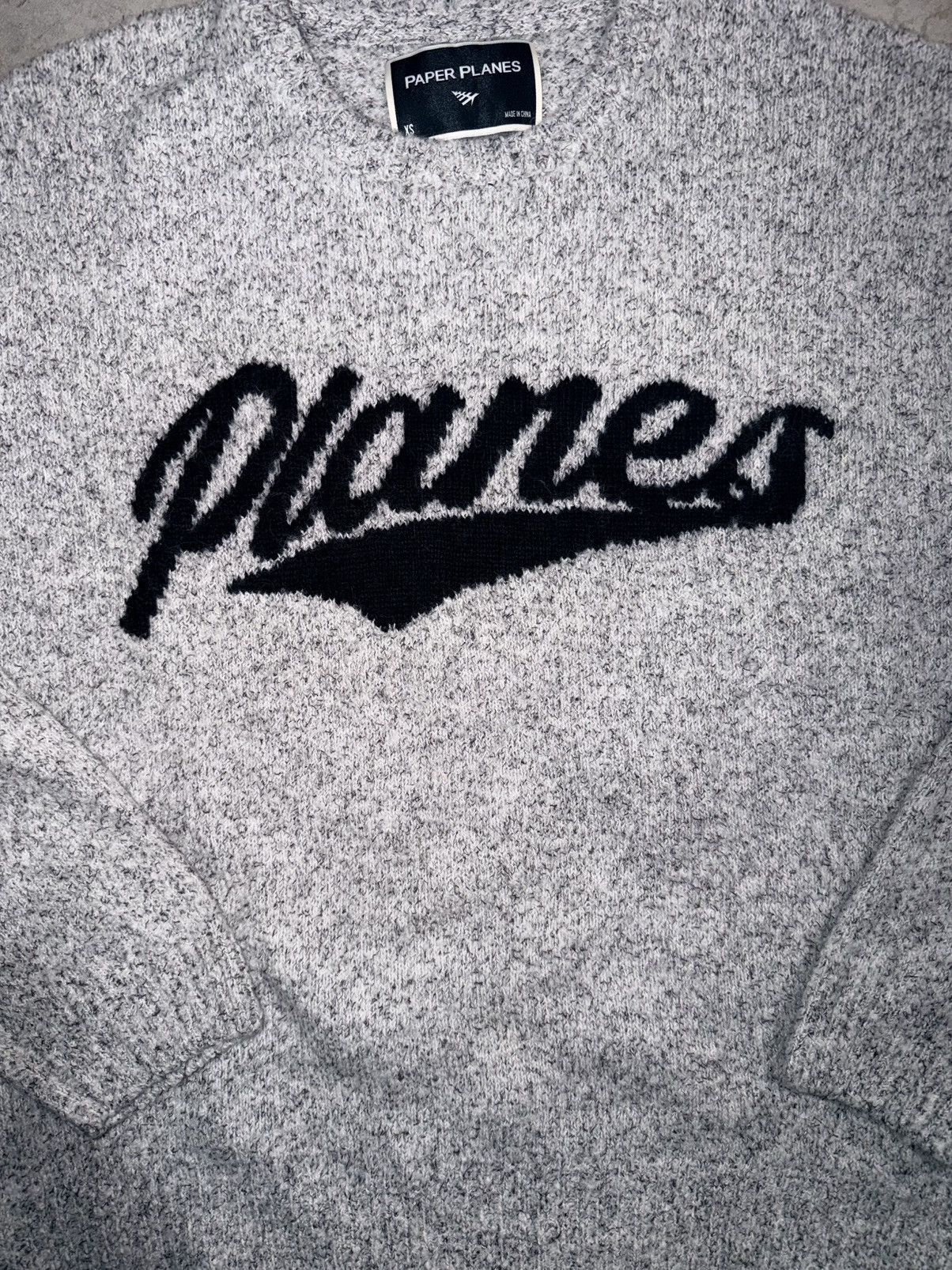 Paper Planes PAPER PLANES SCRIPT CREWNECK Oversized Sweater Size US XS / EU 42 / 0 - 2 Thumbnail