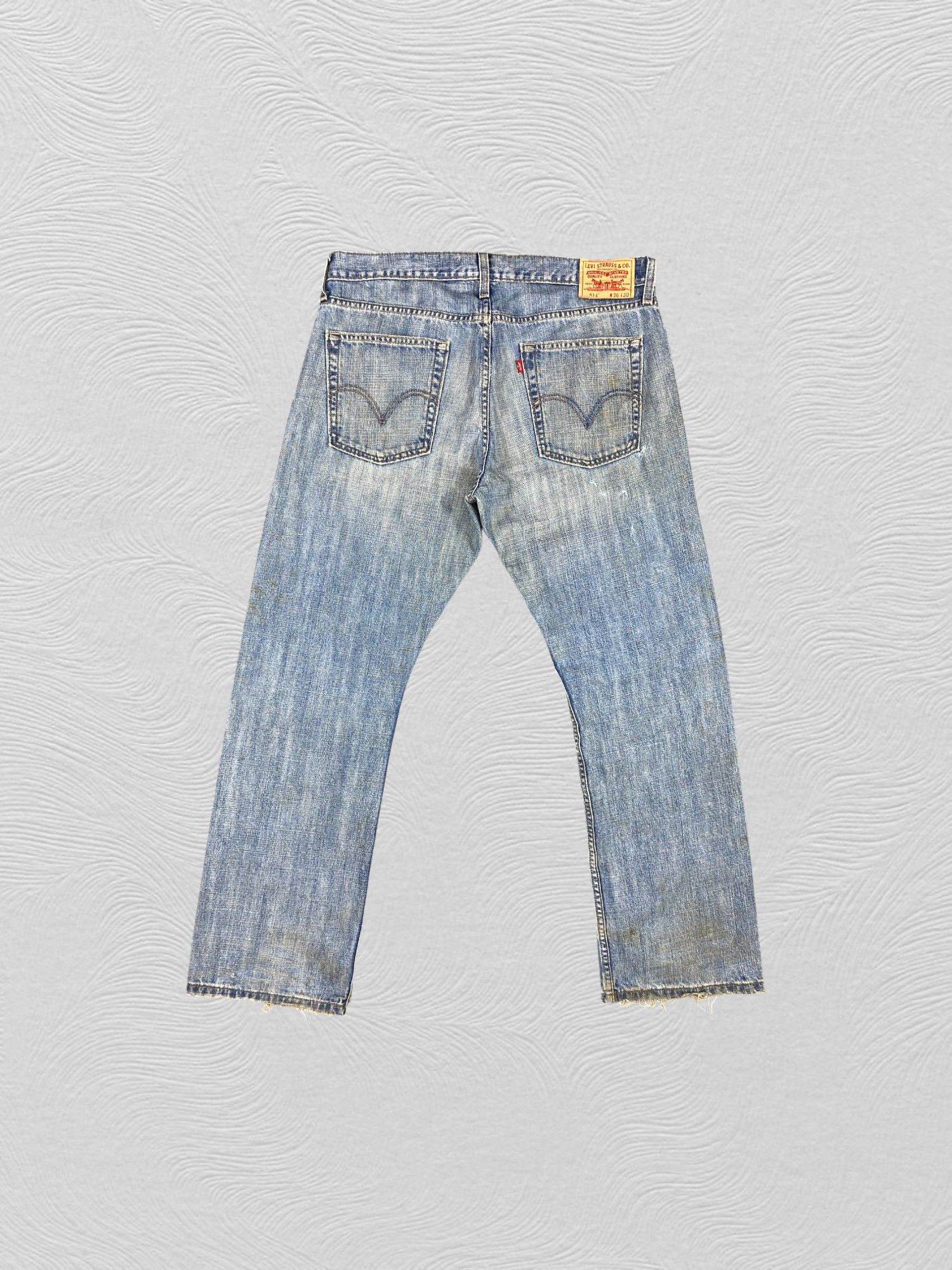 Levi's Dirty Used Blue Vintage Levi's 514 38x32 Denim -JN1714 Size US 38 / EU 54 - 2 Thumbnail