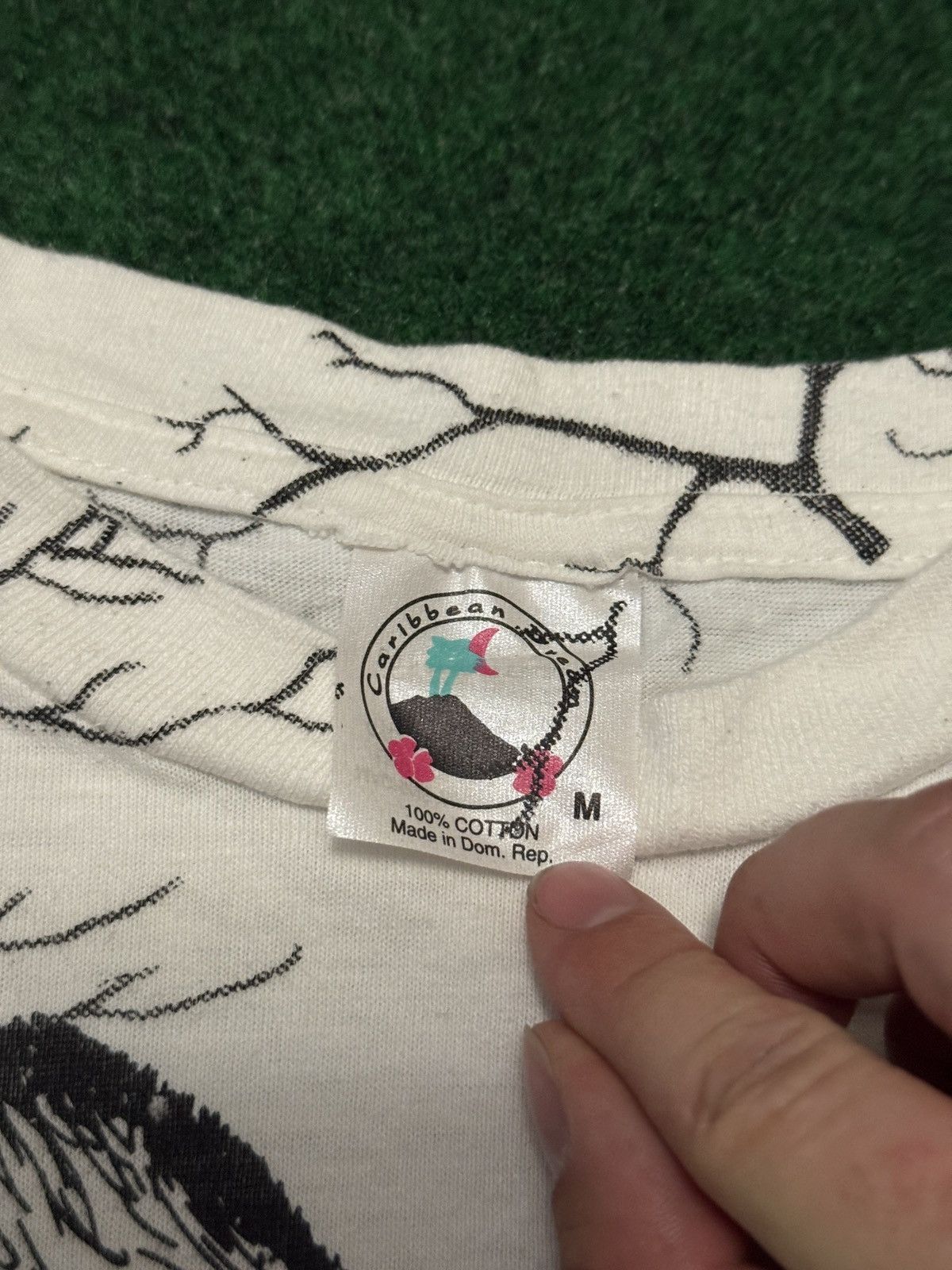 Other Vintage 90s Wolf All Over Animal Nature Print Aop T Shirt Size S / US 4 / IT 40 - 3 Thumbnail