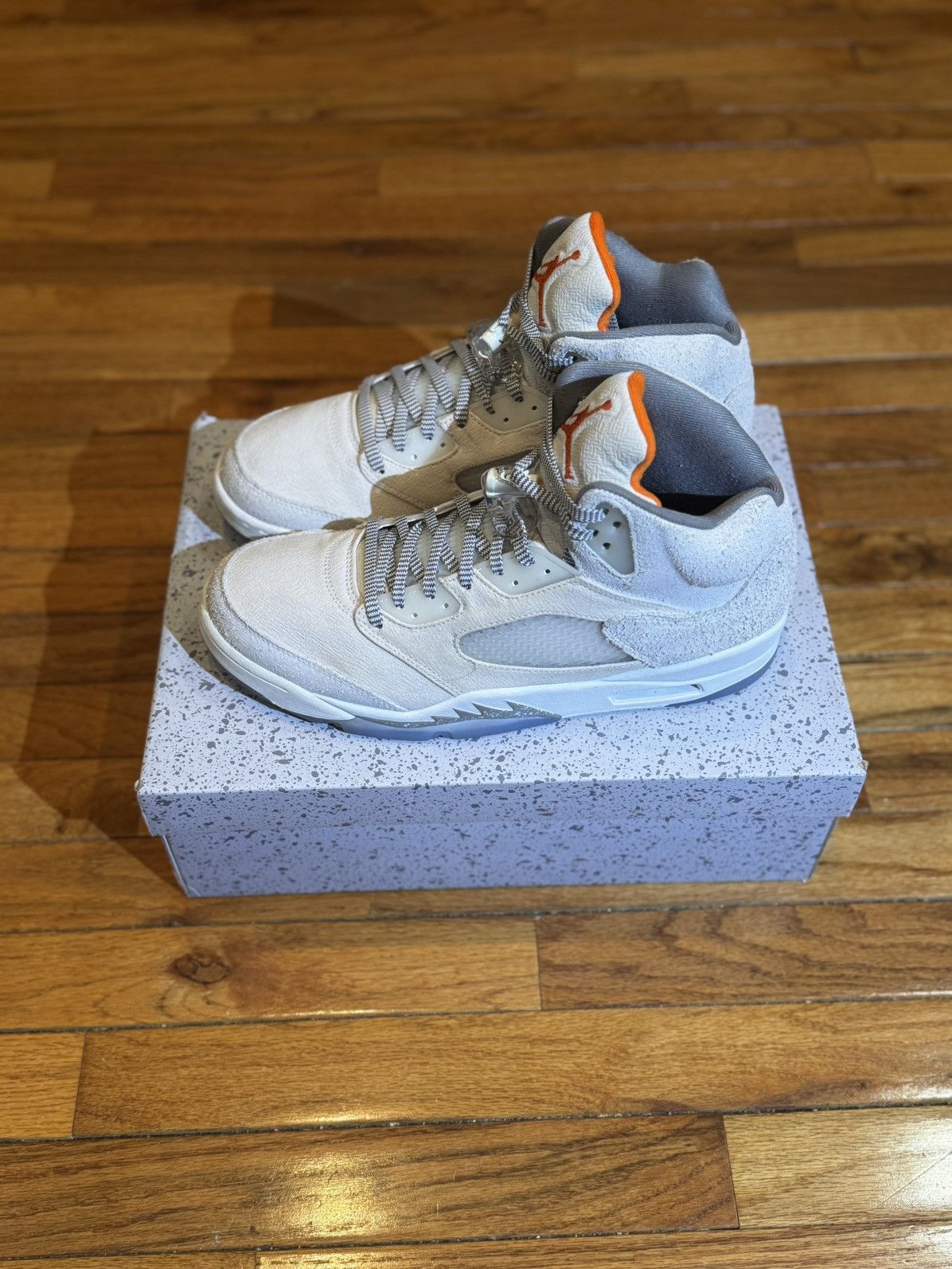 Nike Air Jordan 5 Light Orewood Brown Size US 11.5 / EU 44-45 - 4 Thumbnail