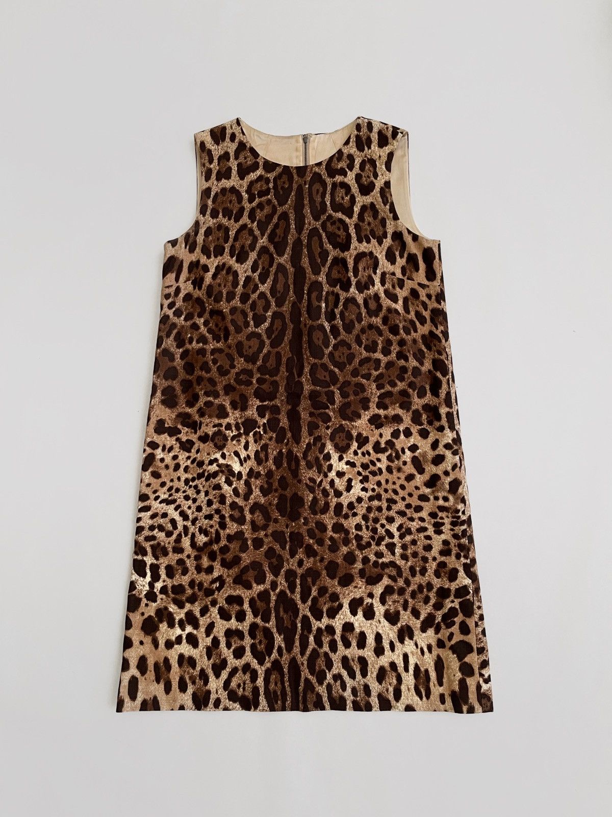 Image of Archival Clothing x Dolce Gabbana Dolce&gabbana Leopard Midi Dress, Women's (Size XS)