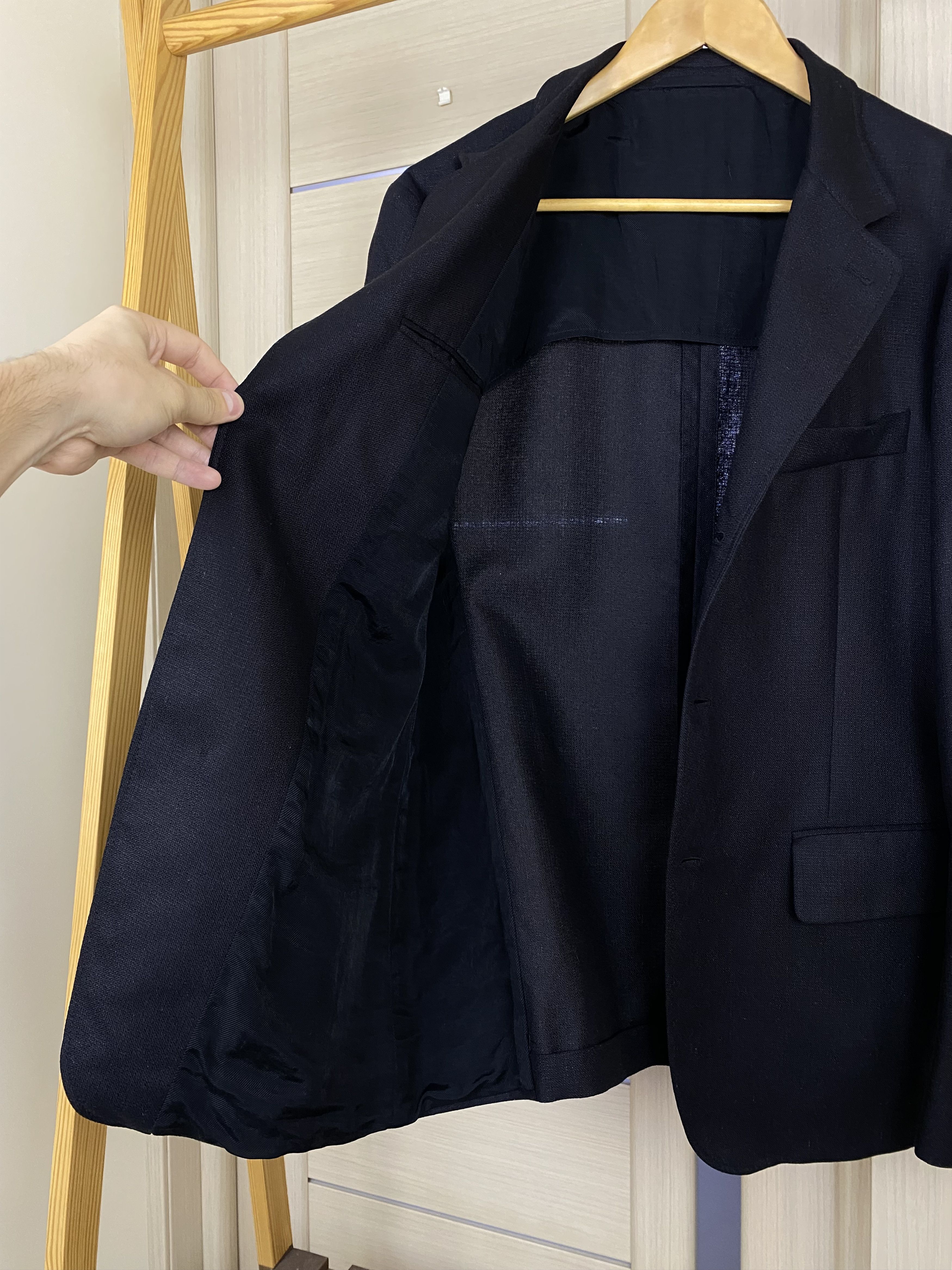 Alexander McQueen vintage Alexander Mcqueen unlined silk blazer jacket ss11 Size 50S - 8 Thumbnail