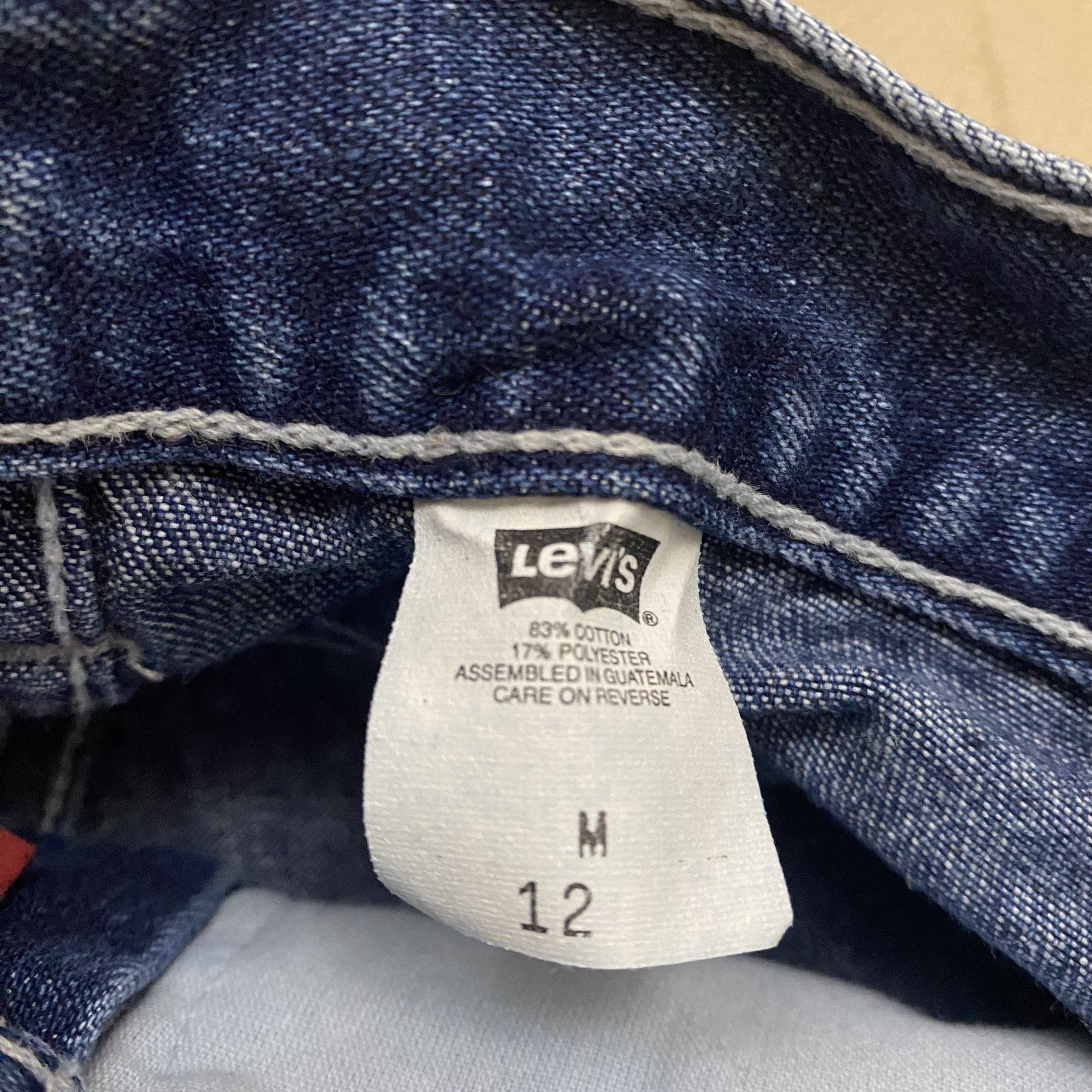 Levi's × Vintage VTG Y2K Levi's Red Tab Wide Leg Denim Jeans Big Tab Size 34" / US 12 / IT 48 - 4 Thumbnail