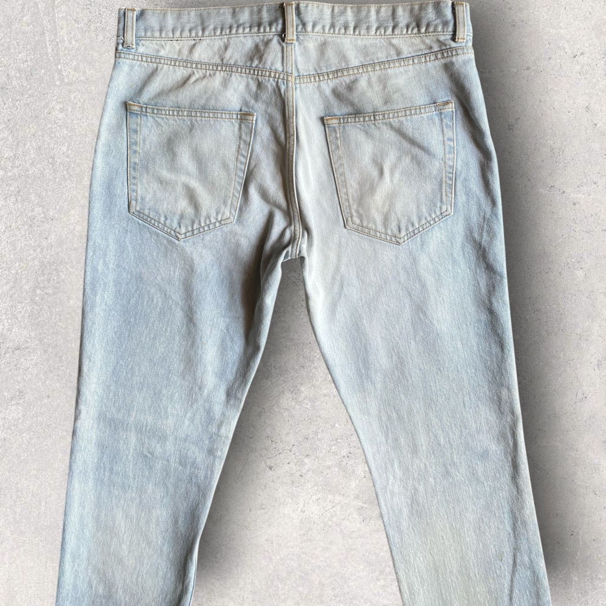 Saint Laurent Paris SLP 2017 Light Blue Wash Jeans Size US 32 / EU 48 - 3 Thumbnail