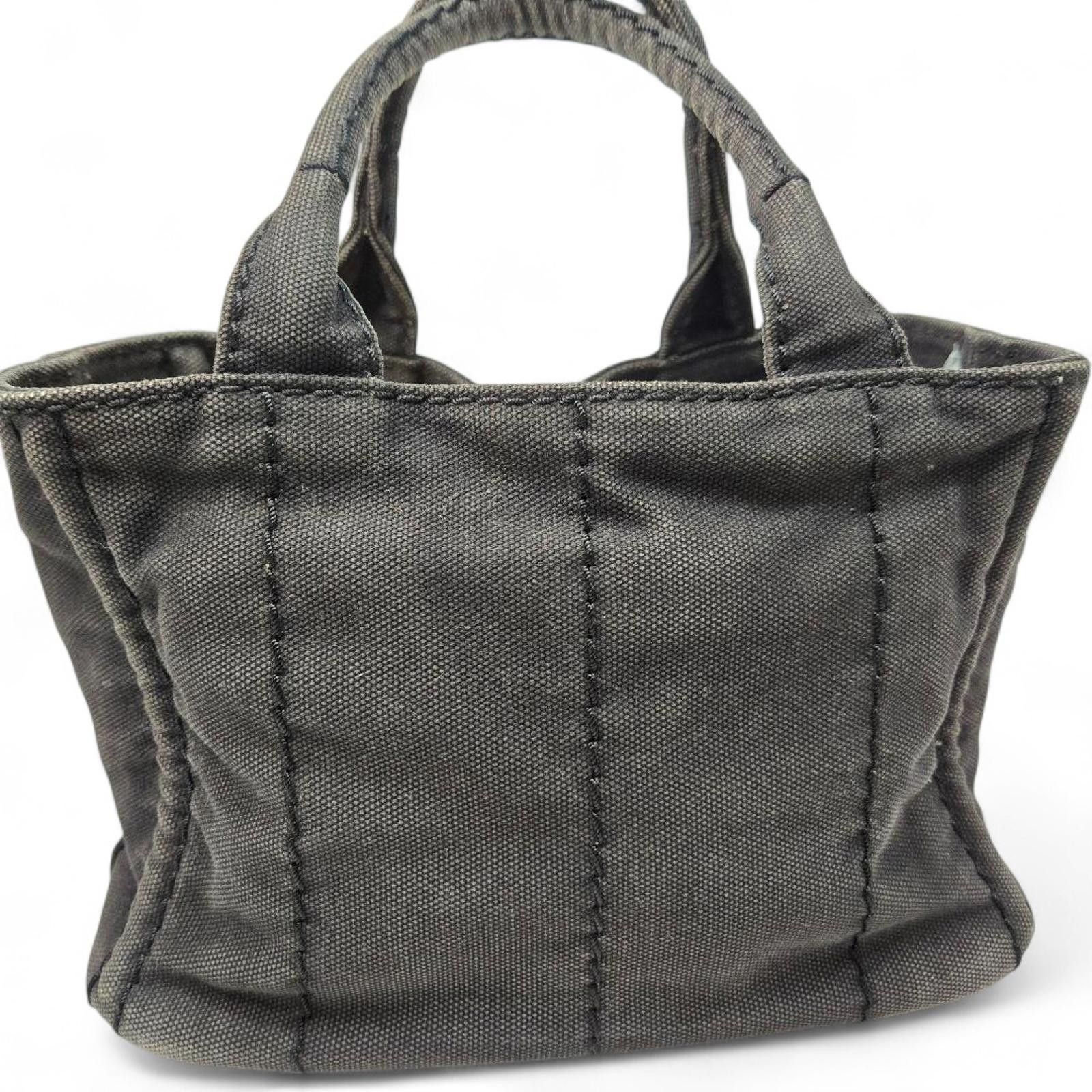 Prada Prada - Black Studded Tote Bag Size ONE SIZE - 3 Thumbnail