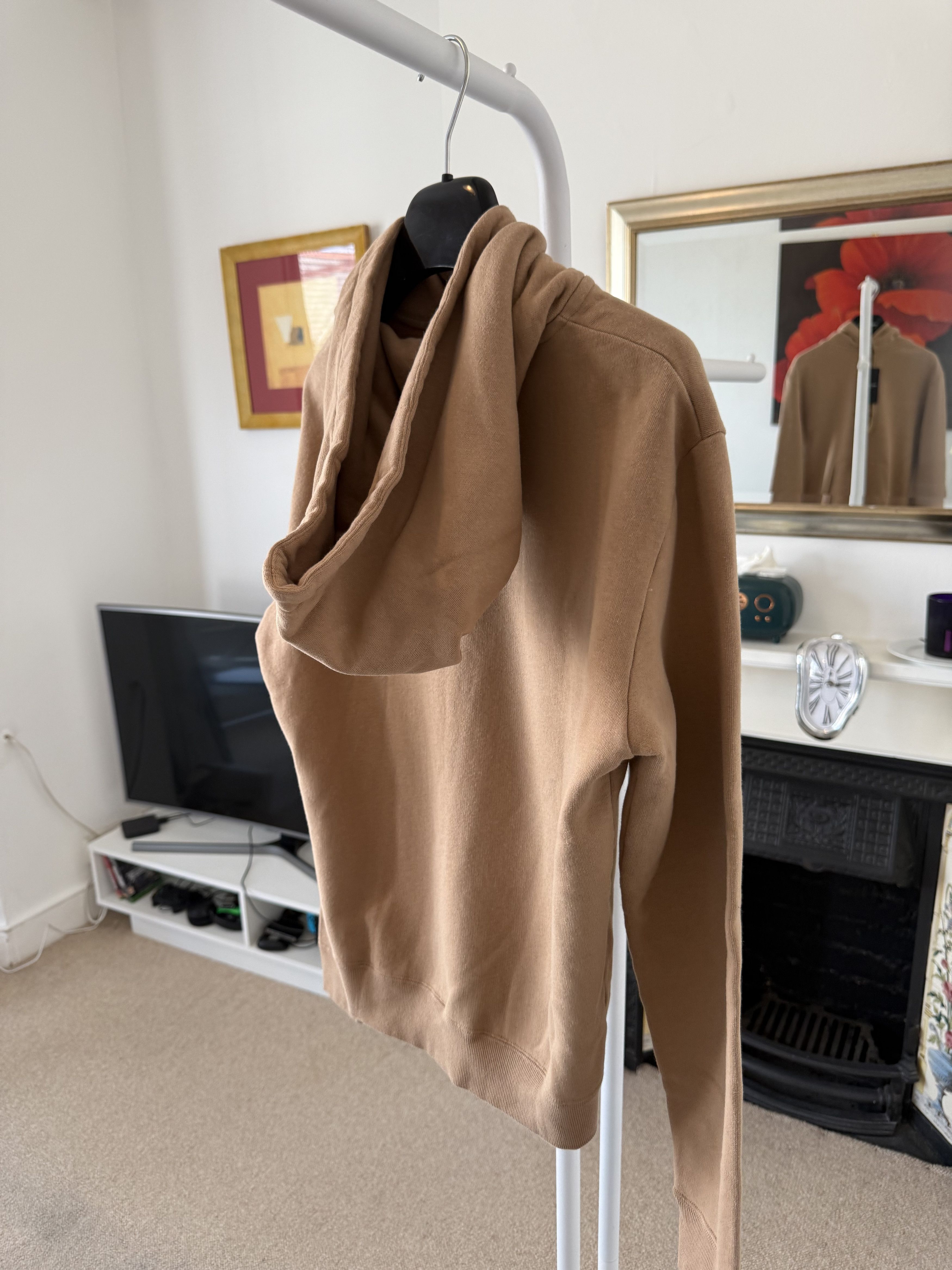 Saint Laurent Paris Saint Laurent Rive Gauche Hoodie Sand Size US XS / EU 42 / 0 - 4 Thumbnail