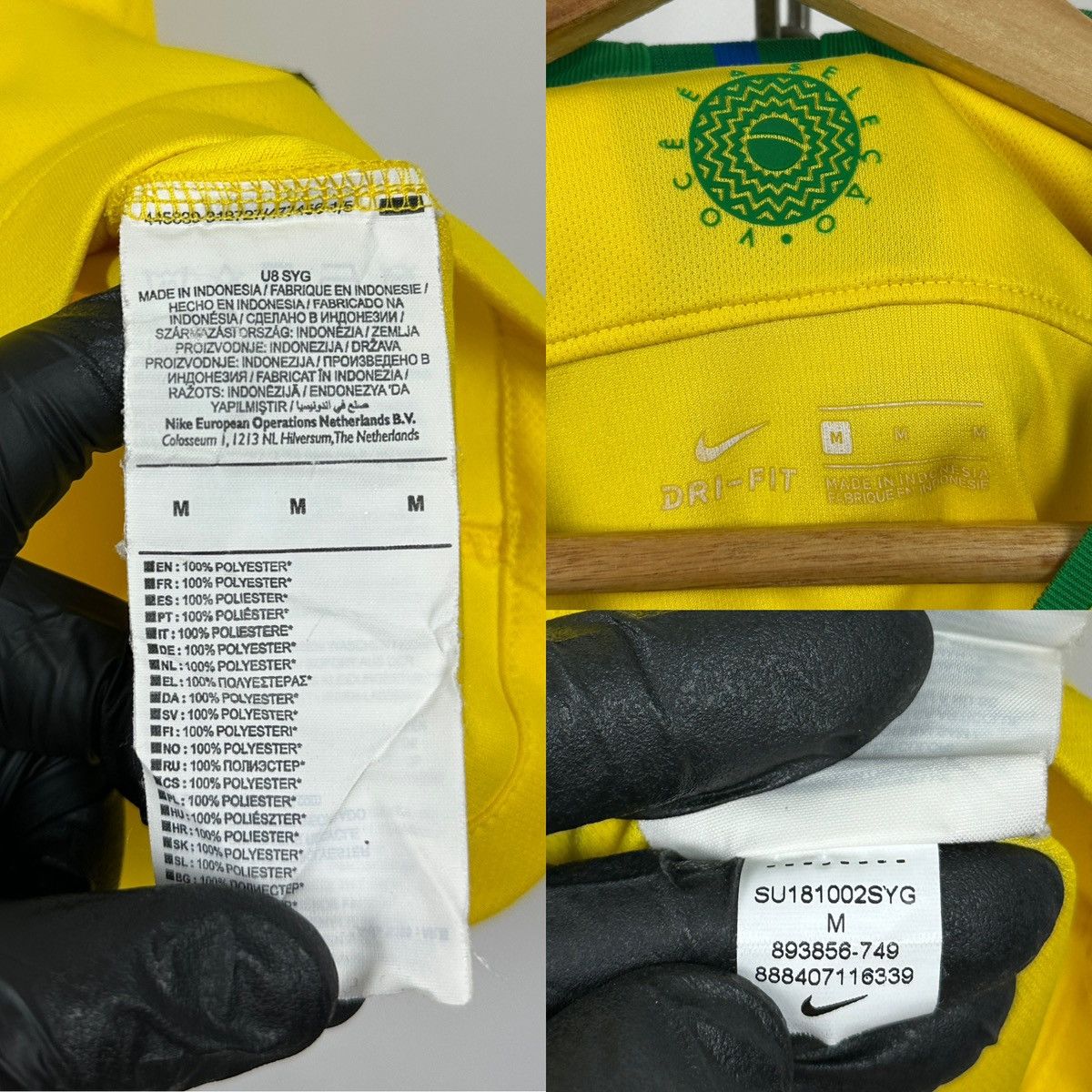 Nike 2018 Nike Brazil National Team Home Soccer Jersey Size US M / EU 48-50 / 2 - 18 Thumbnail
