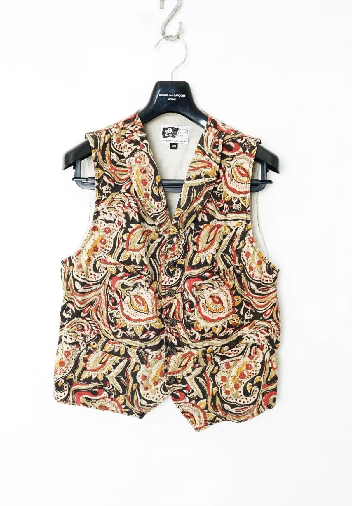 Engineered Garments Engineered Garments Paisley Vest Size US XS / EU 42 / 0 - 1 Thumbnail