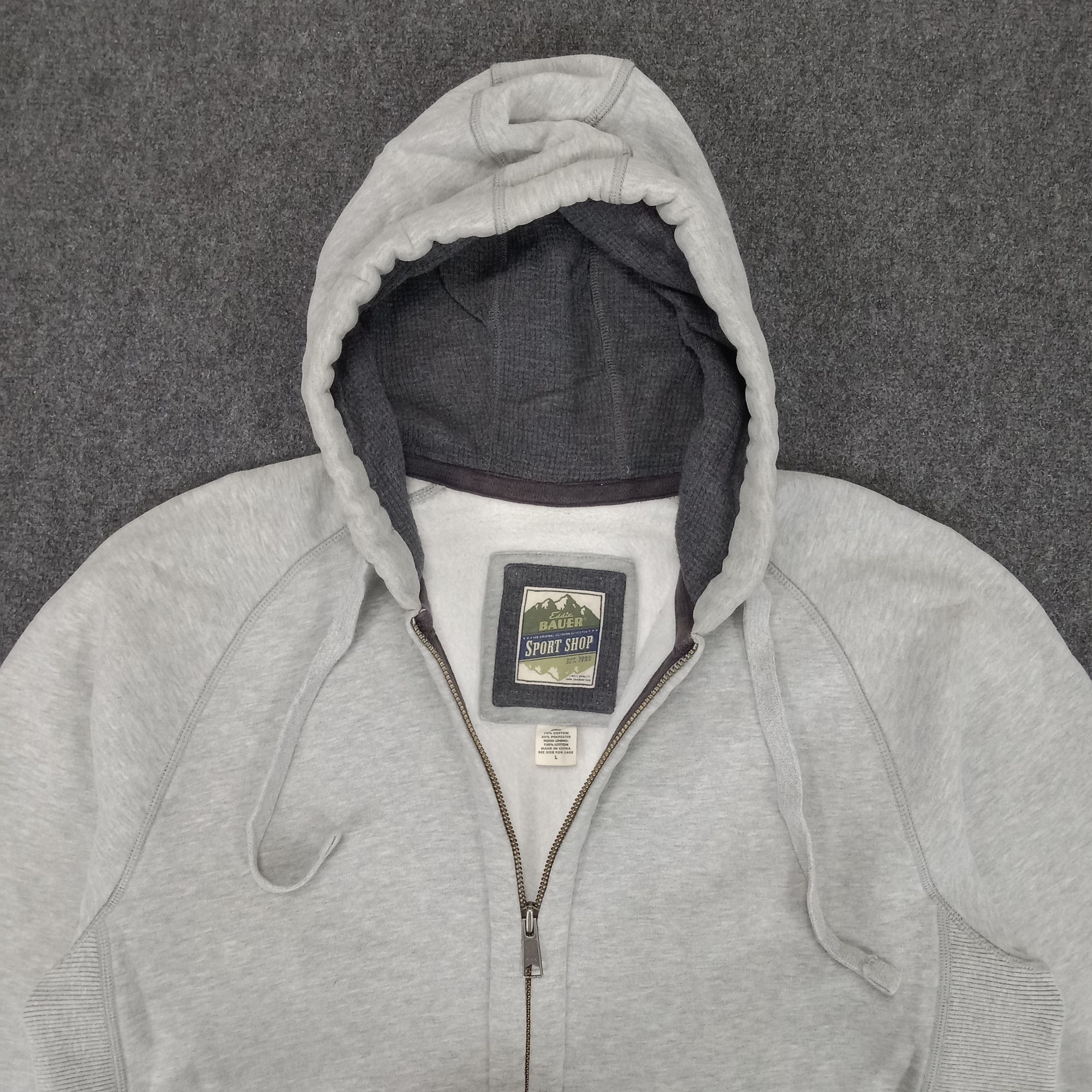 Eddie Bauer × Vintage Eddie Bauer Streetwear Style Winter Hoodies Size US L / EU 52-54 / 3 - 3 Thumbnail