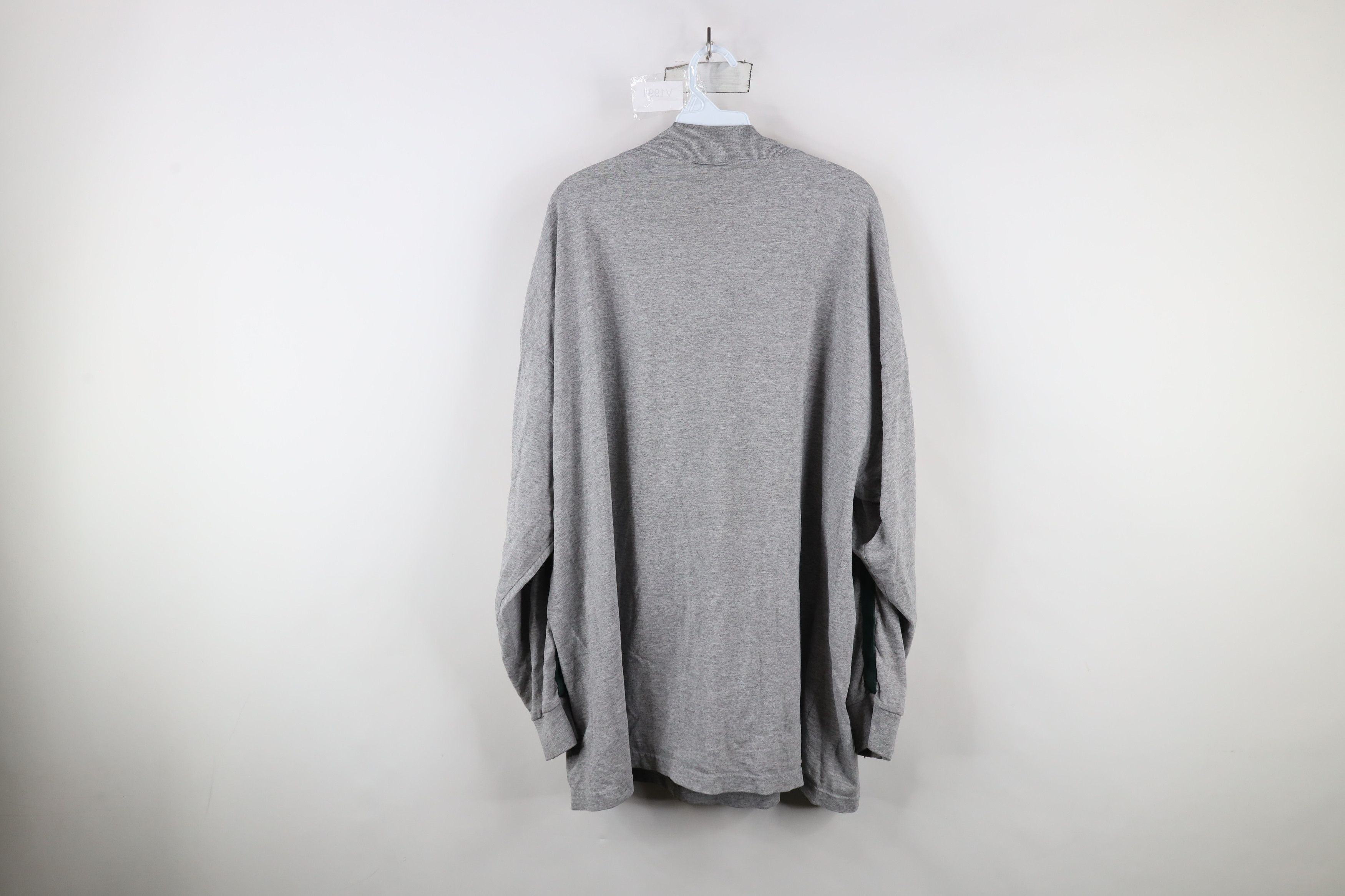 Reebok × Vintage Vintage 90s Reebok Logo Mock Neck Long Sleeve T-Shirt Size US XXL / EU 58 / 5 - 11 Thumbnail