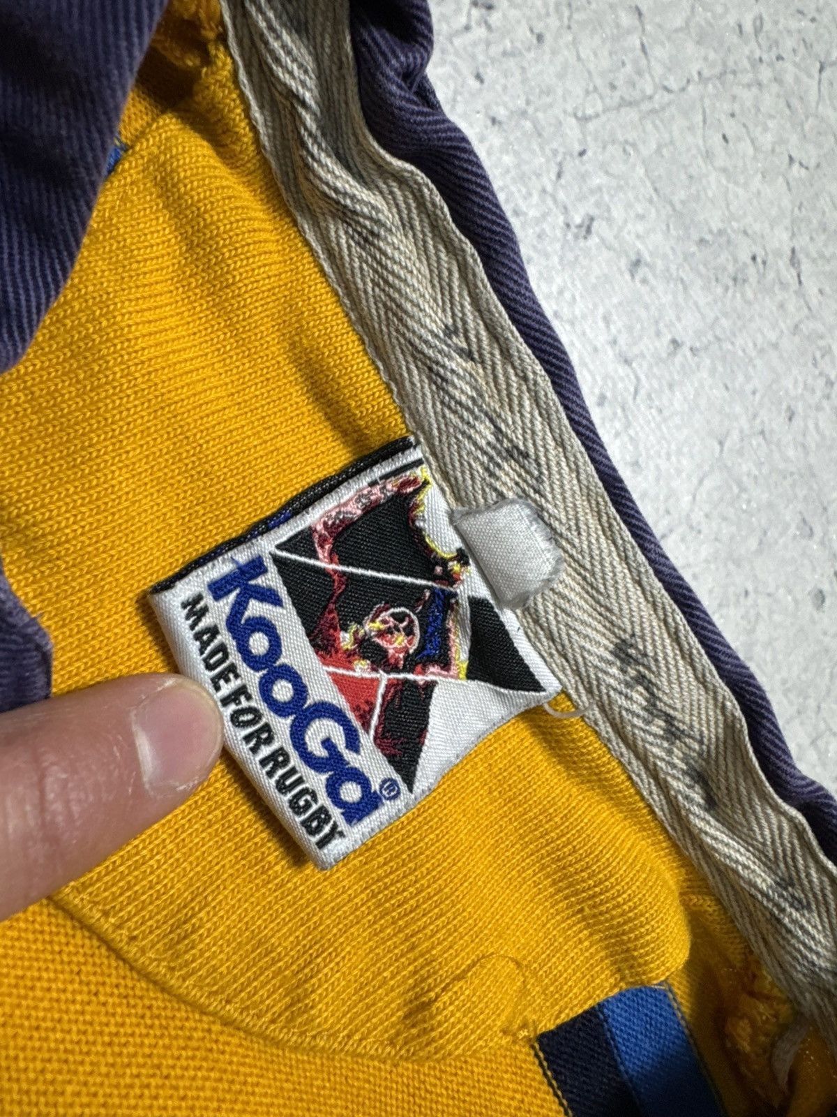 Vintage Kooga Trowbrigde Vintage Rugby Polo Shirt Jersey Size US L / EU 52-54 / 3 - 7 Thumbnail