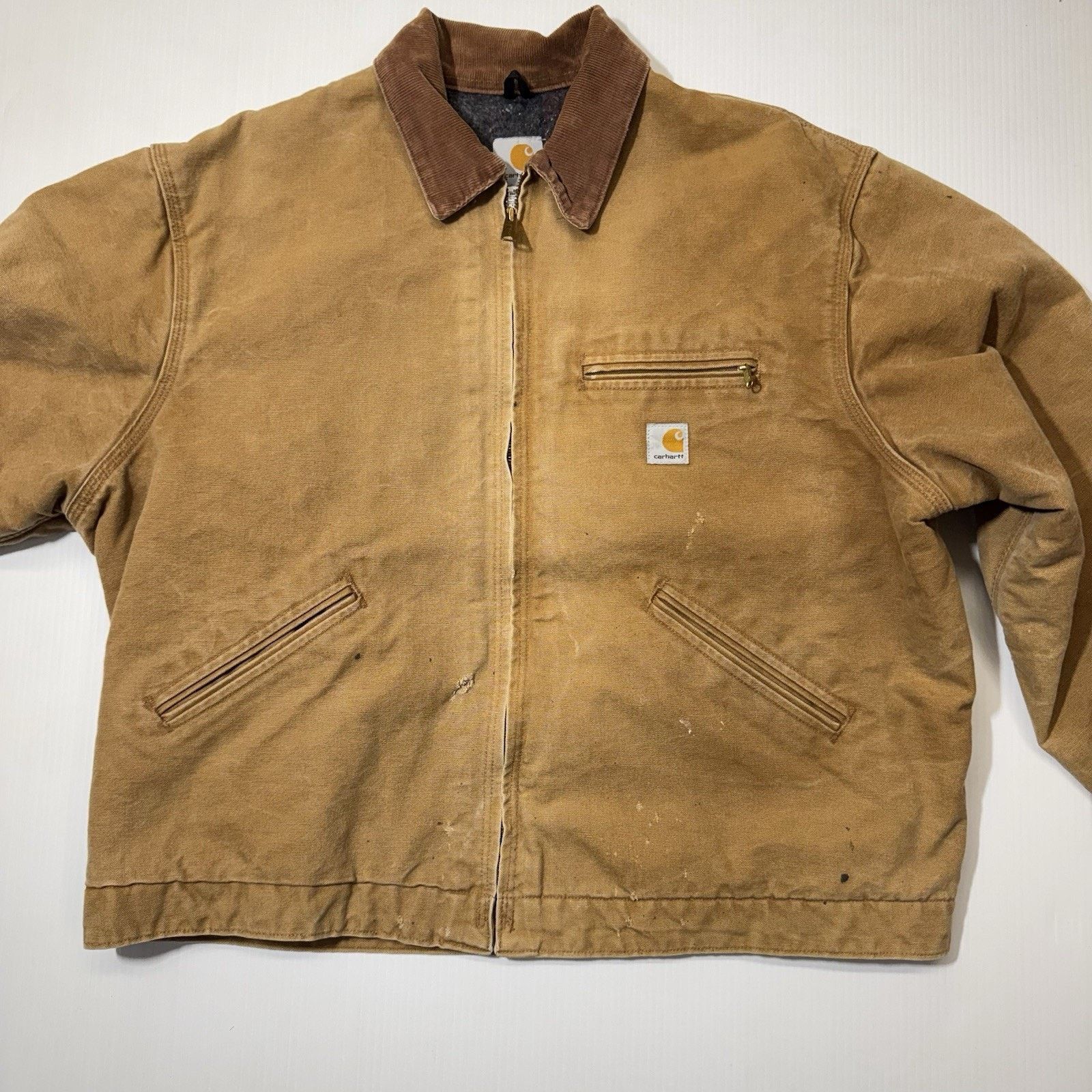 Carhartt CARHARTT J01 Detroit Lined Jacket Size 50 Reg Made in USA Size US XXL / EU 58 / 5 - 4 Thumbnail