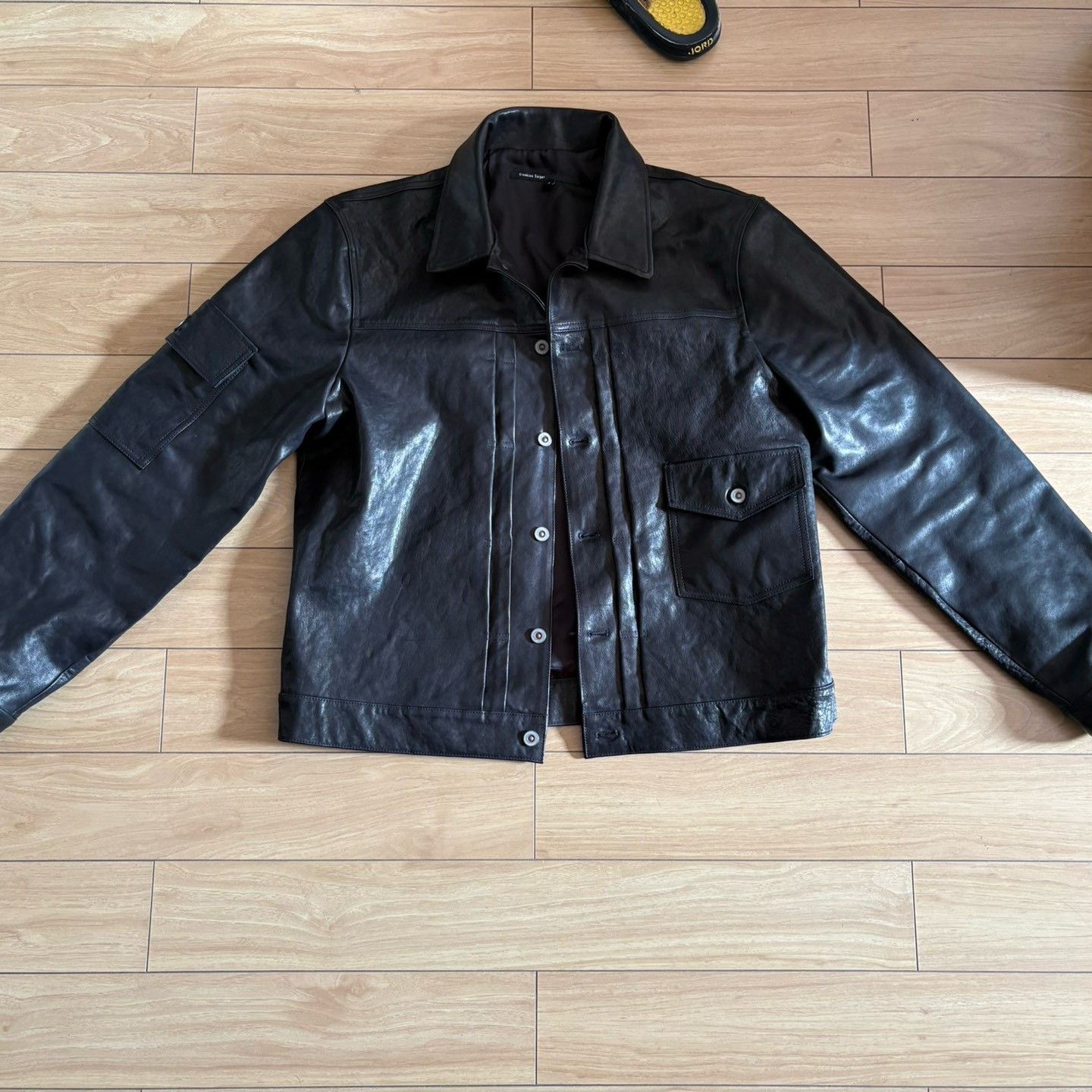 Japanese Brand Kisekino Seigen Black Leather Jacket Size US L / EU 52-54 / 3 - 1 Thumbnail
