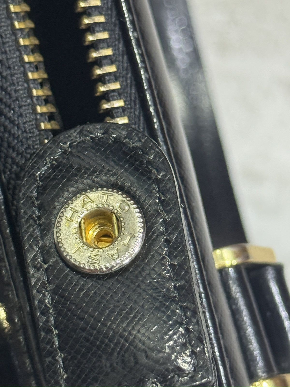 Other Authentic Gianni Versace Black Handbag Vintage Size ONE SIZE - 9 Thumbnail