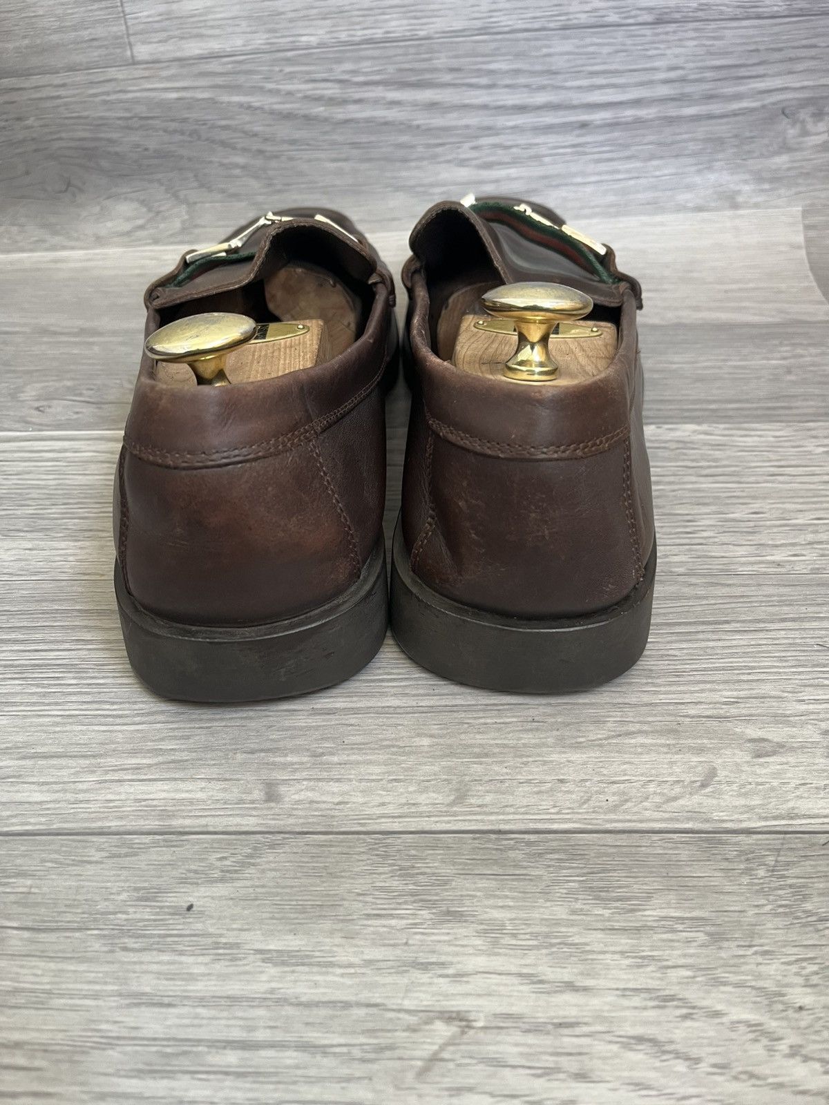 Gucci Gucci horsebit tomford era brown square toe loafers sz 11D Size US 11.5 / EU 44-45 - 6 Thumbnail