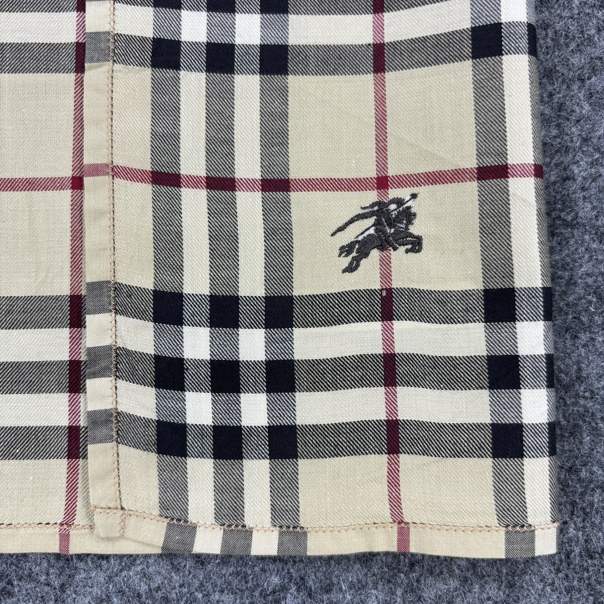 Burberry × Vintage Handkerchief # E025 # Bandana # Neckerchief Size ONE SIZE - 5 Thumbnail