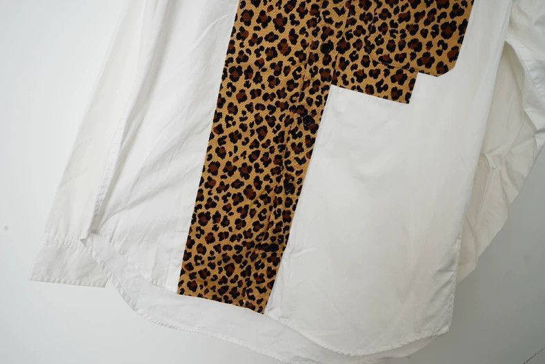 Yohji Yamamoto Yohji Yamamoto Yohji Yamamoto Leopard Print Collared Shirt Size US M / EU 48-50 / 2 - 6 Thumbnail