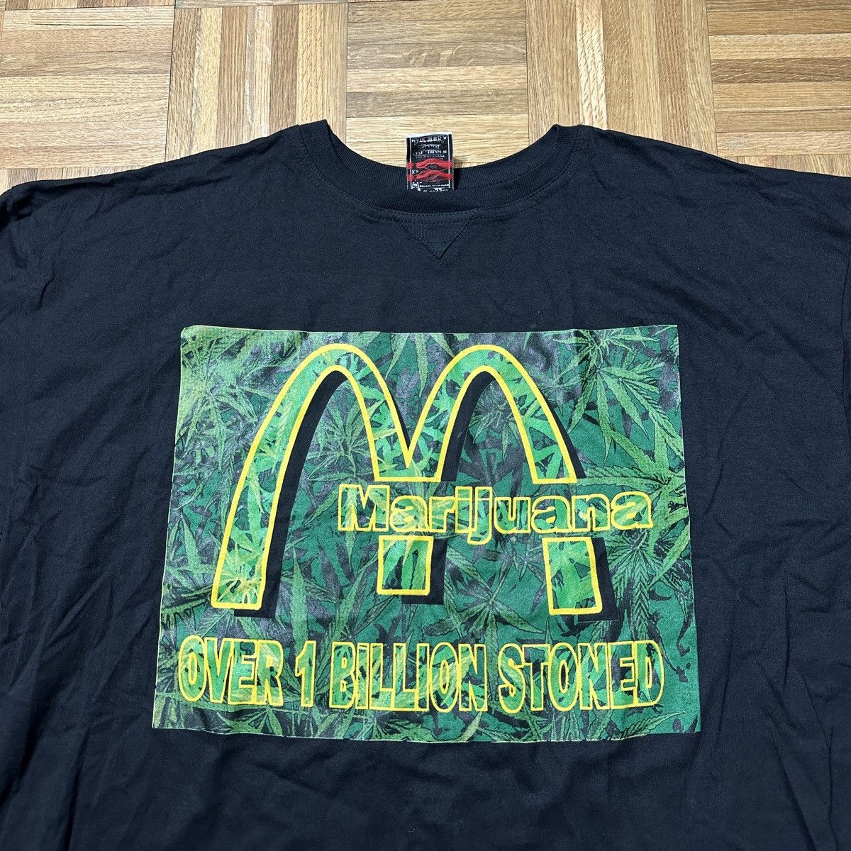 Vintage Vintage McDonalds Marijuana parody long sleeve tee Size US XXL / EU 58 / 5 - 3 Thumbnail