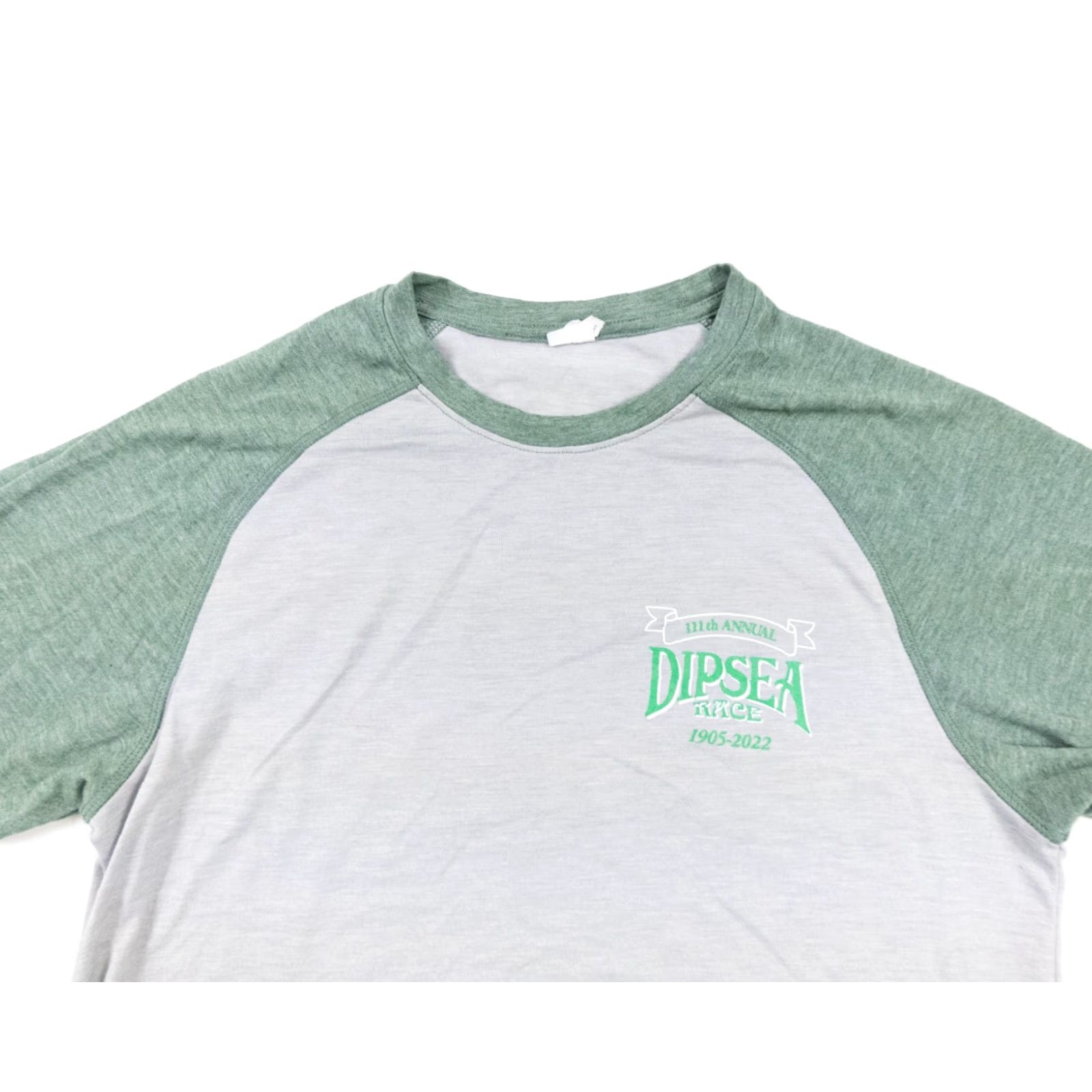 Vintage Dipsea Race Mens Short Sleeve Shirt Adult Small Gray Sport-Tek Tee, Regular Fit, Logo, Cotton Polyester Activewear, Pullover, Crew Neck, T-Shirt, 90s? Size US S / EU 44-46 / 1 - 2 Thumbnail