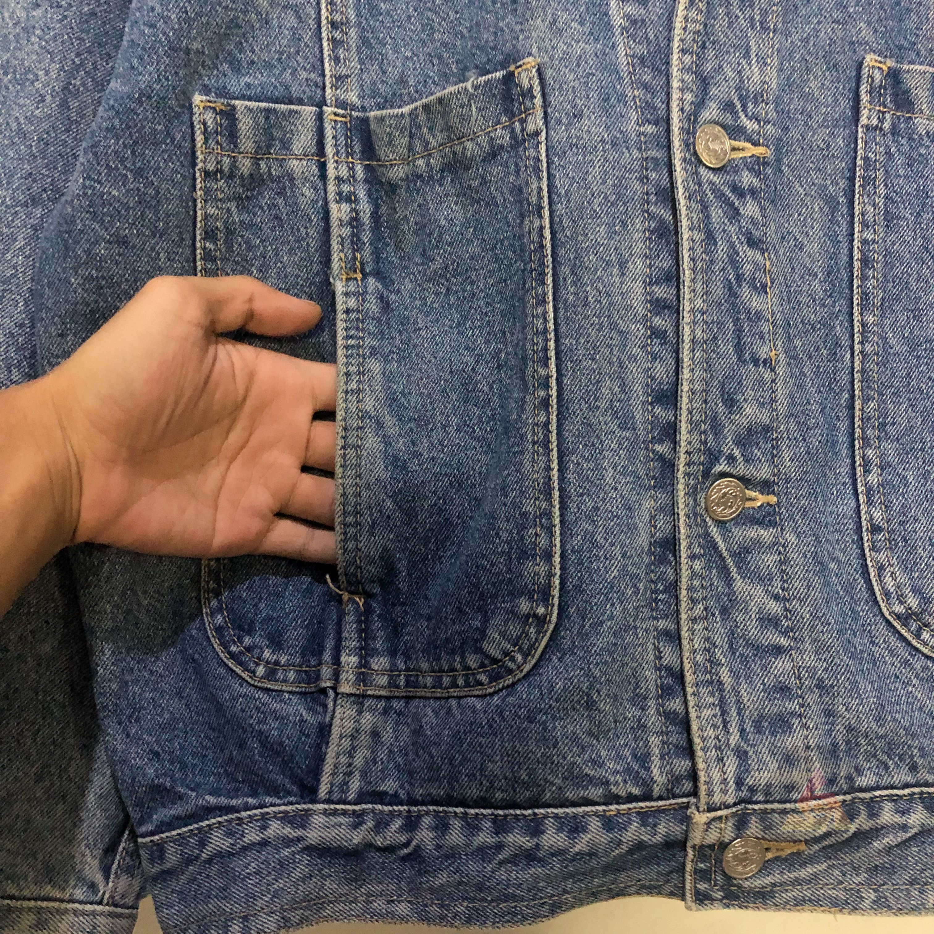 Vintage Vintage 90s SD CLUB Severely Selected Goods Denim Jacket Size US L / EU 52-54 / 3 - 6 Thumbnail
