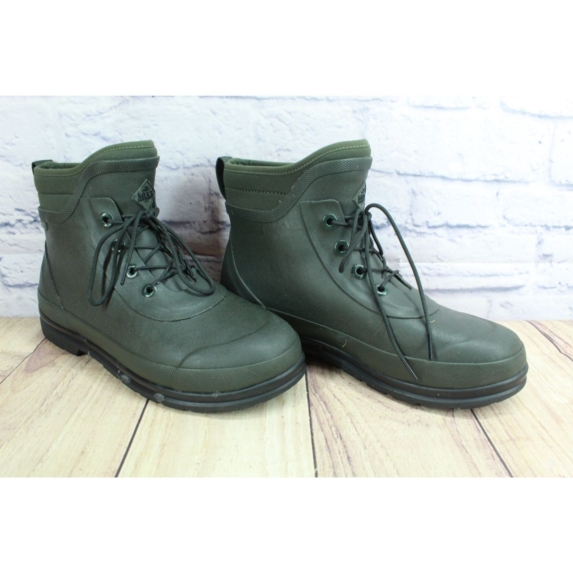 Other Original Muck Boot Co Men's Moss Rubber Lace-Up Mid Boots Size US 10 / EU 43 - 3 Thumbnail