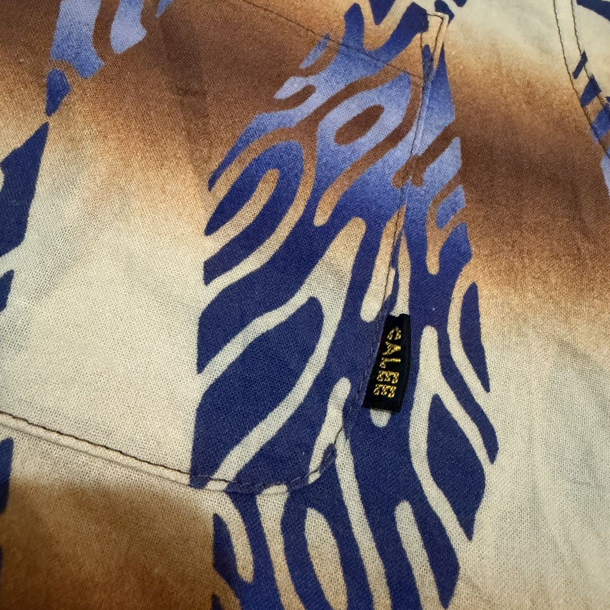 Japanese Brand CALEE Native Blanket Stripe All-Over Print Shirt Size US L / EU 52-54 / 3 - 2 Thumbnail