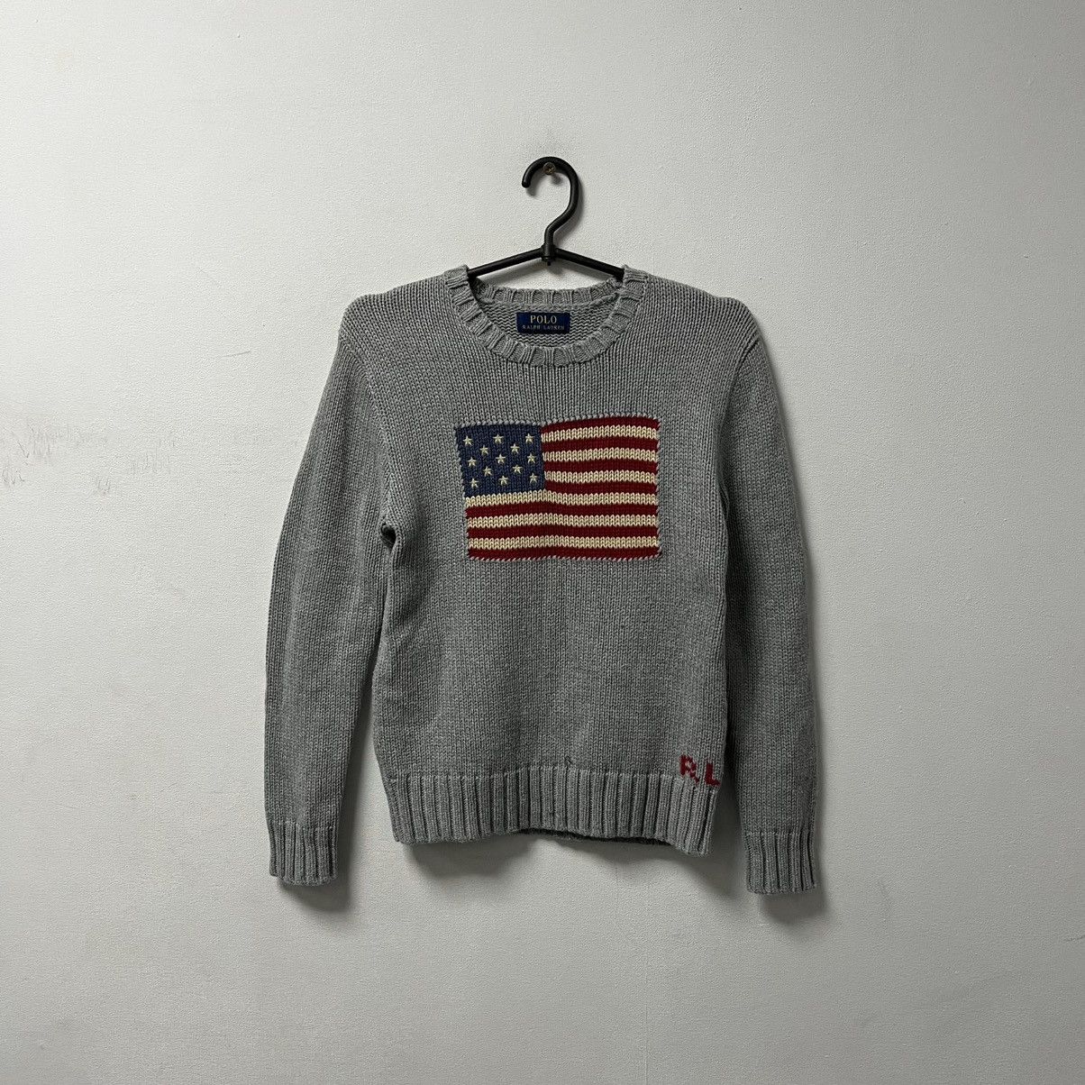 Polo Ralph Lauren Polo Ralph Lauren Sweater USA flag vintage Size US XXS / EU 40 - 1 Thumbnail