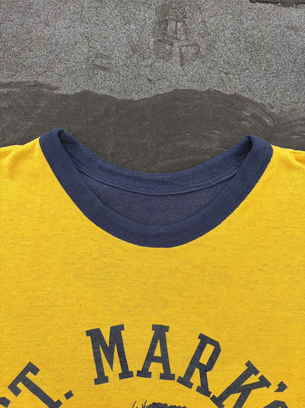 Other Vintage Reversible St. Marks College T shirt 70’s yellow Size US M / EU 48-50 / 2 - 5 Thumbnail