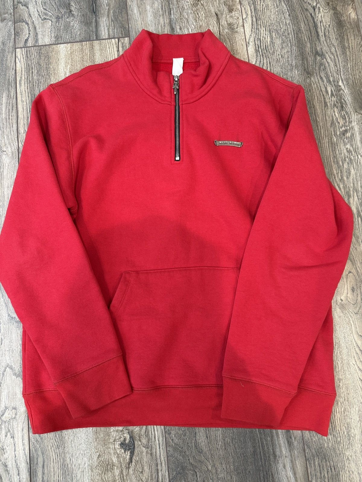 Chrome Hearts Chrome Hearts King Taco Red Quarter Zip Size US L / EU 52-54 / 3 - 1 Thumbnail