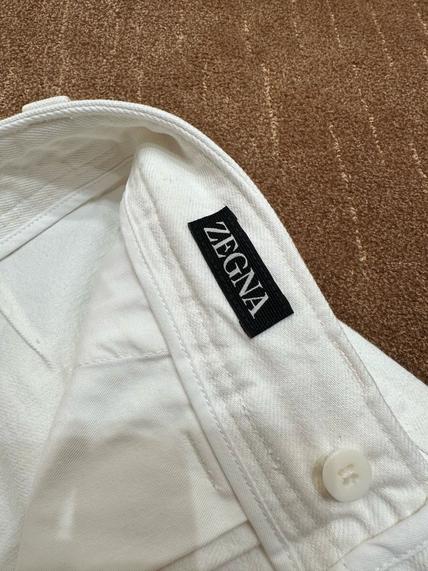 Ermenegildo Zegna Zegna Men's White Casual Pants Size US 32 / EU 48 - 5 Thumbnail
