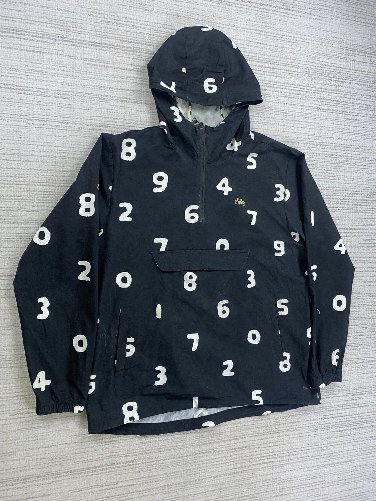 Le Coq Sportif Le Coq Sportif Number Fullprint Halfzipper Hoodie Jacket Size US L / EU 52-54 / 3 - 3 Thumbnail