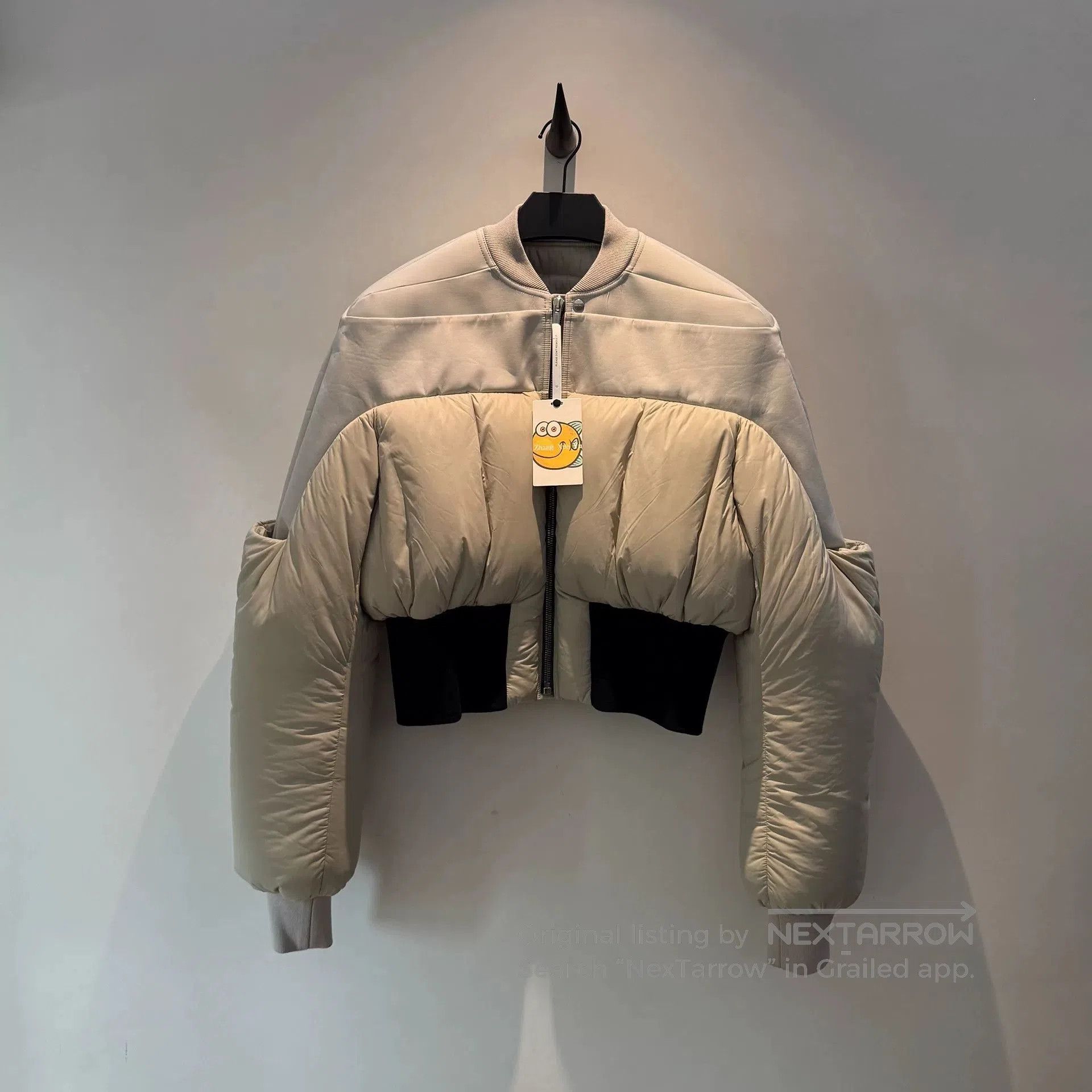 Rick Owens Rick Owens Geth Cropped Bomber Jacket. Size M / US 6-8 / IT 42-44 - 1 Thumbnail
