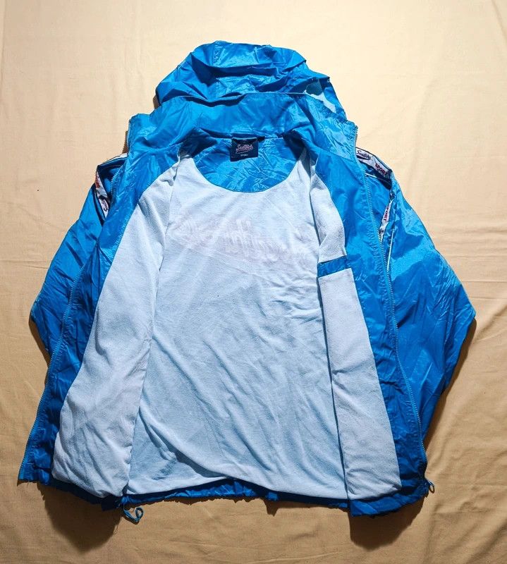 Southpole Vintage 90s Rare Southpole Blue Light Jacket Big Logo M Size US M / EU 48-50 / 2 - 12 Thumbnail