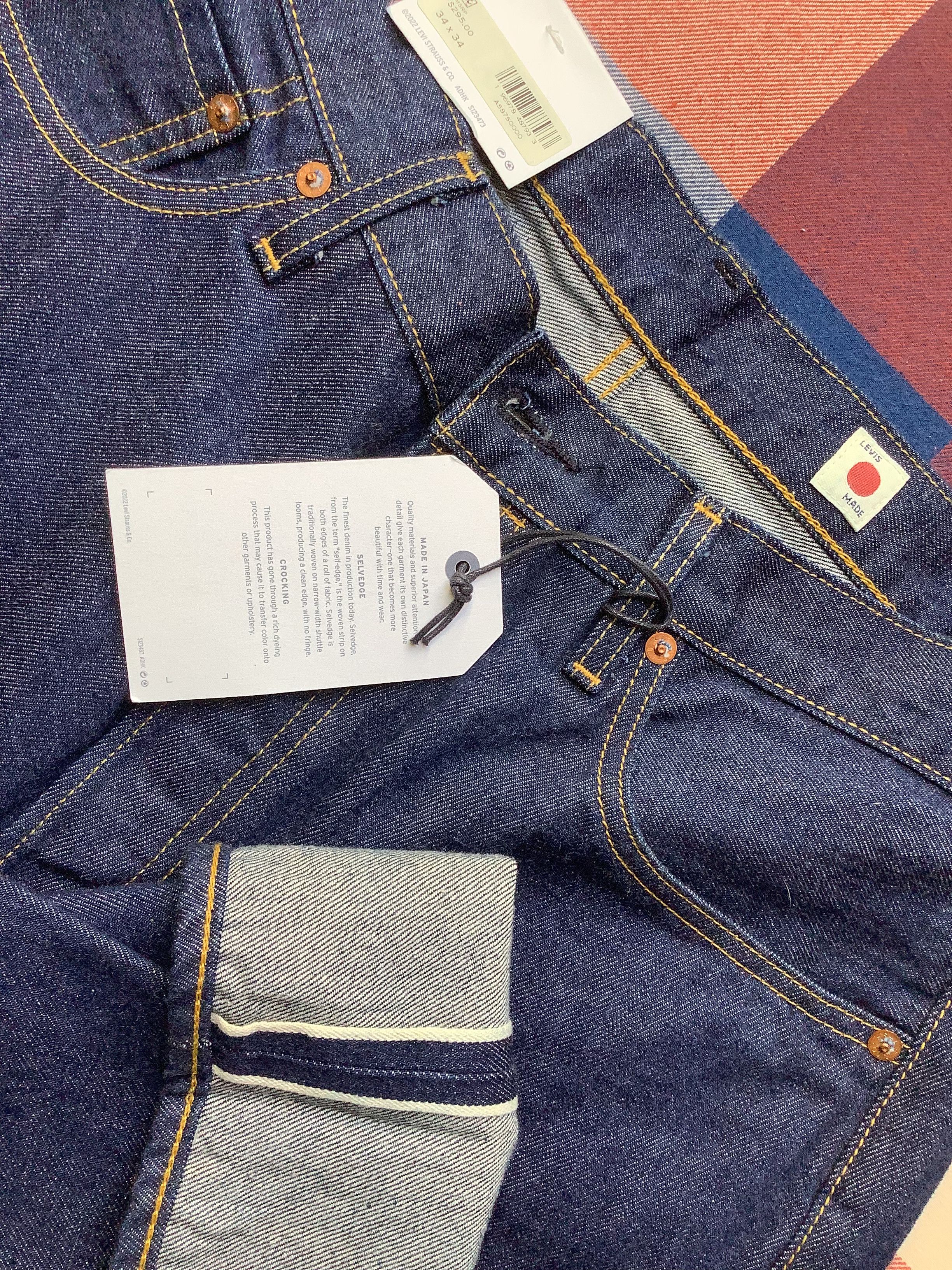 Levi's Levis Blue Label - Made in Japan - 501 Size US 34 / EU 50 - 4 Thumbnail