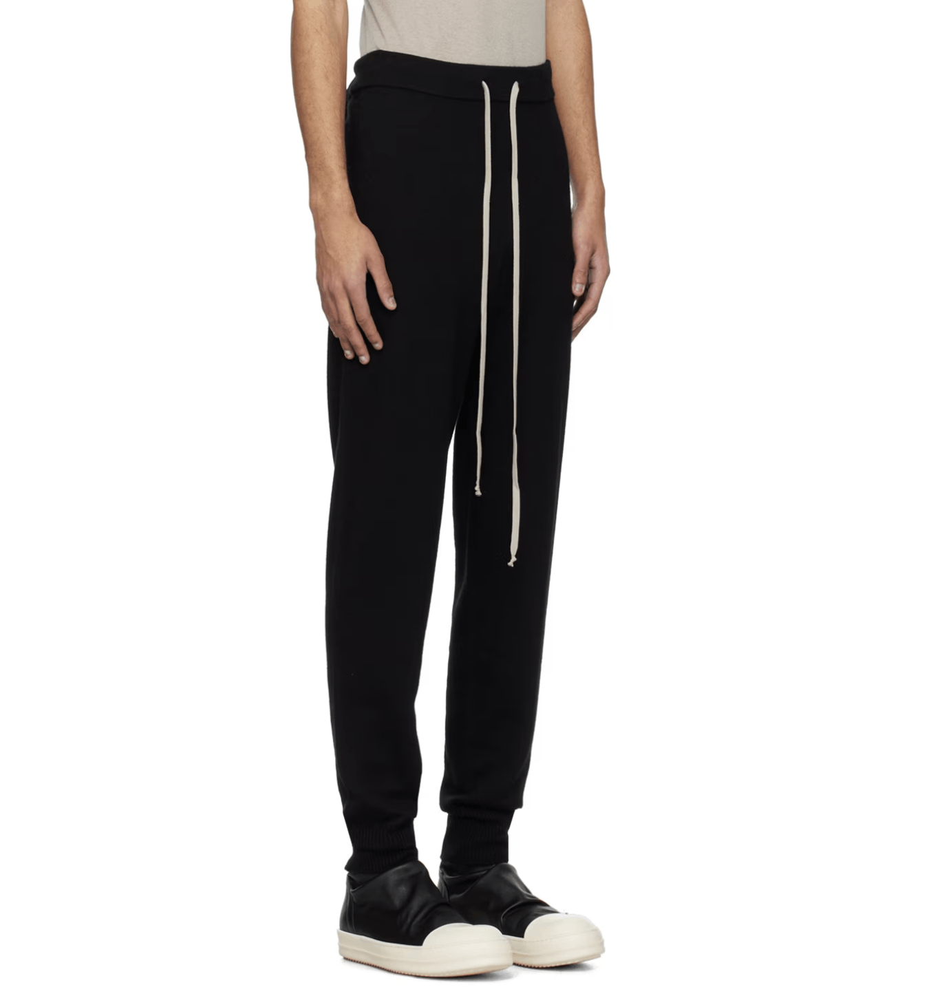 Rick Owens Rick Owens Black Drawstring Sweatpants xxl Size US 40 / EU 56 - 2 Thumbnail