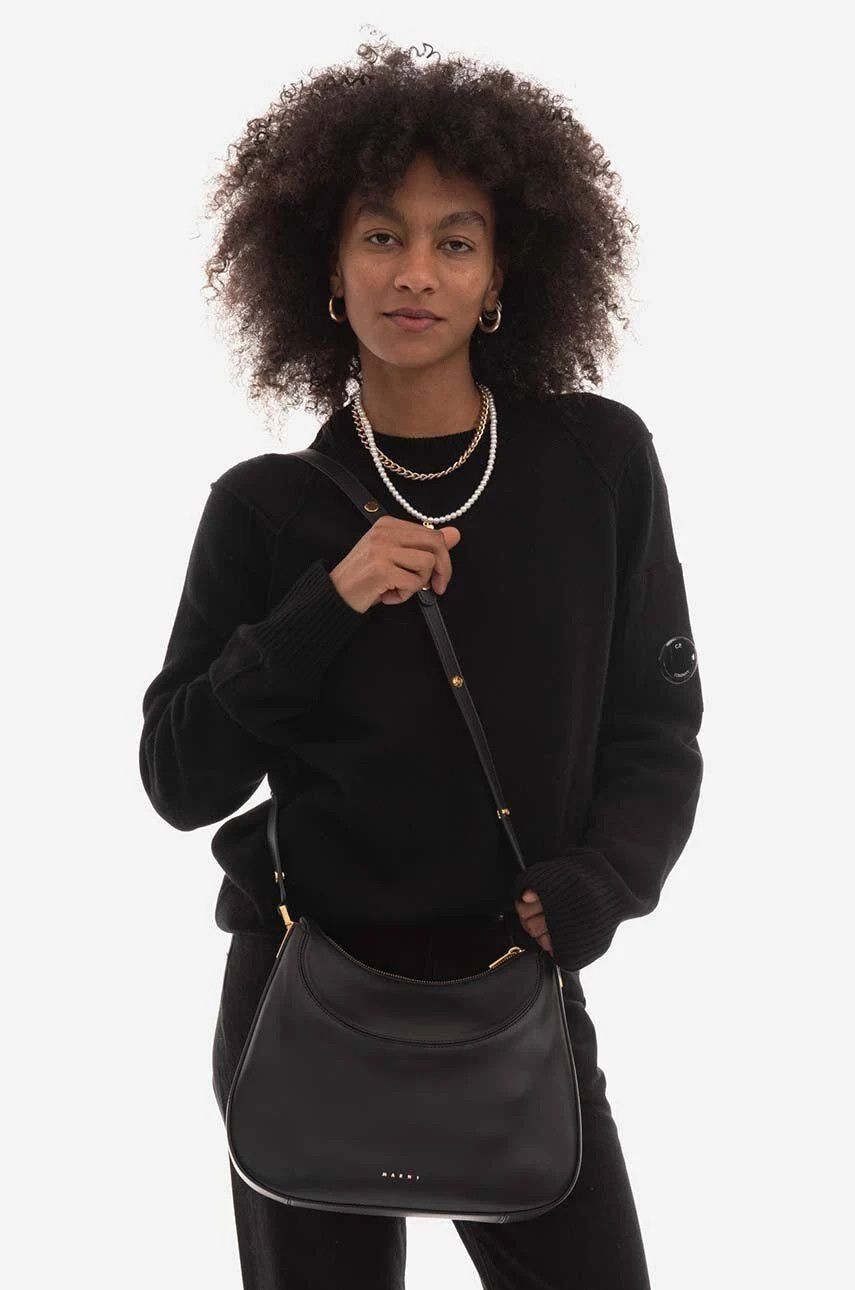 Marni o1srvl11e0624 Shoulder Bag in Black Size ONE SIZE - 3 Thumbnail