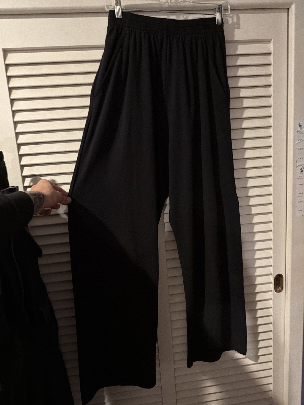 Balenciaga Balenciaga garde robe black baggy sweatpants xs Size US 30 / EU 46 - 1 Thumbnail