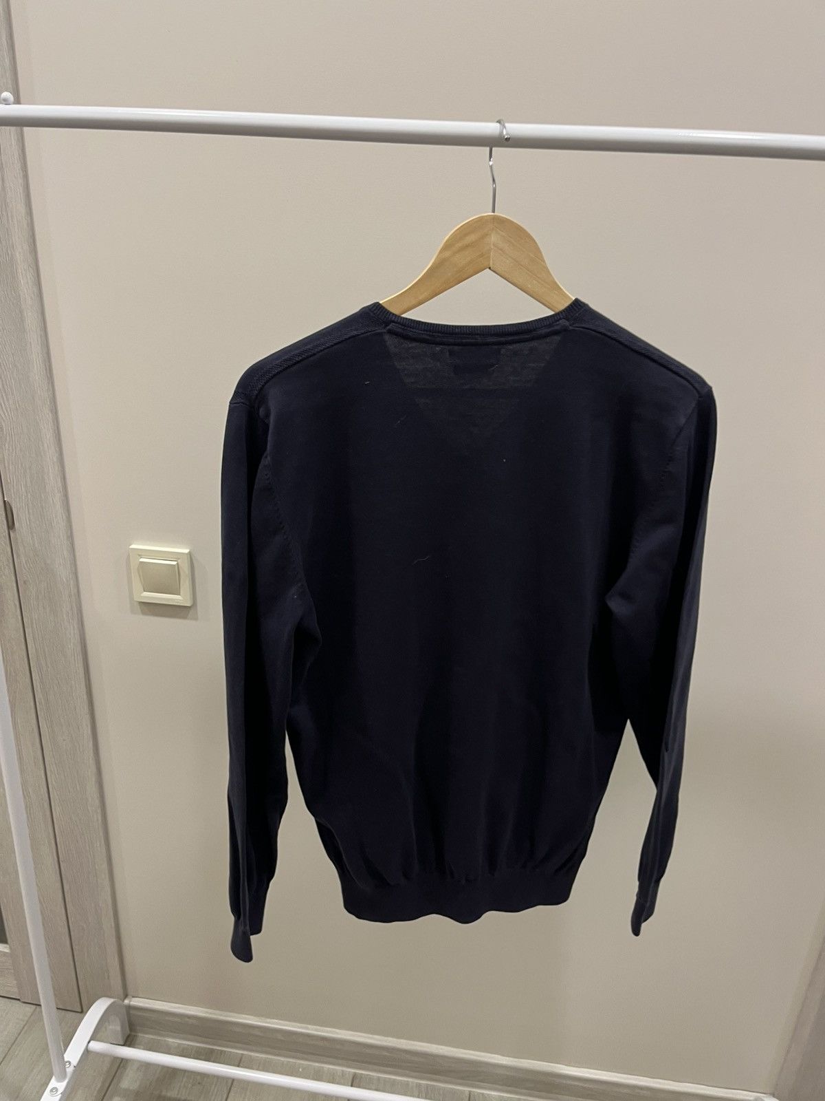Massimo Dutti Massimo Dutti Cotton Silk V-Neck Pullover Sweater Size US L / EU 52-54 / 3 - 3 Thumbnail