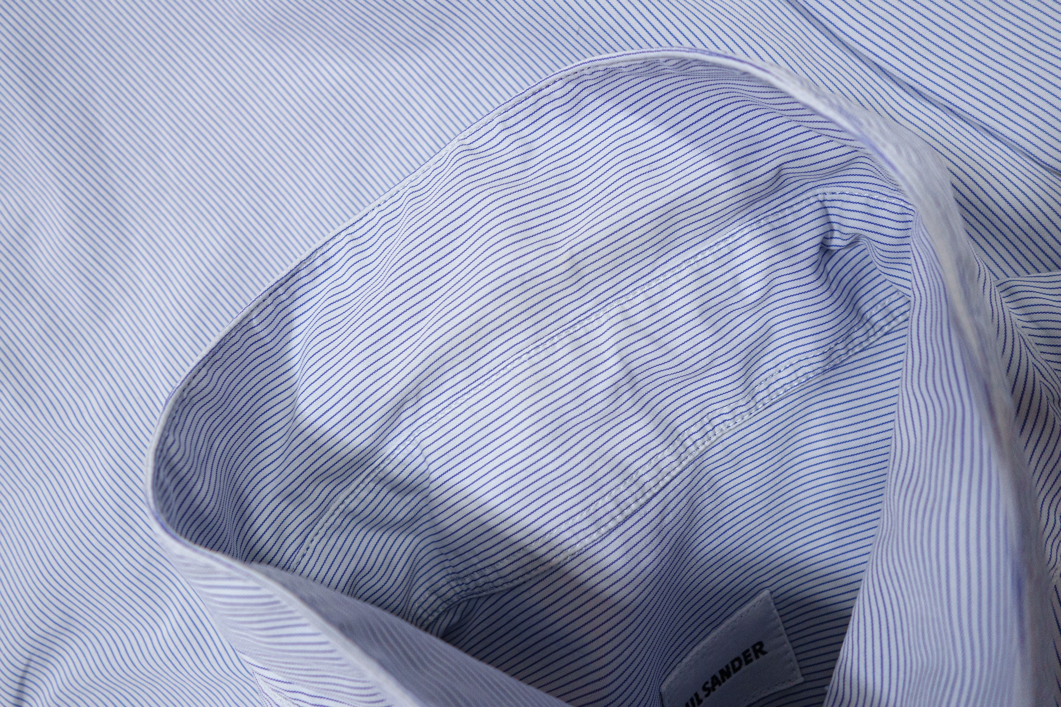 Jil Sander 00S Stripes Longsleeve Dress Shirt Vintage Size US M / EU 48-50 / 2 - 8 Thumbnail