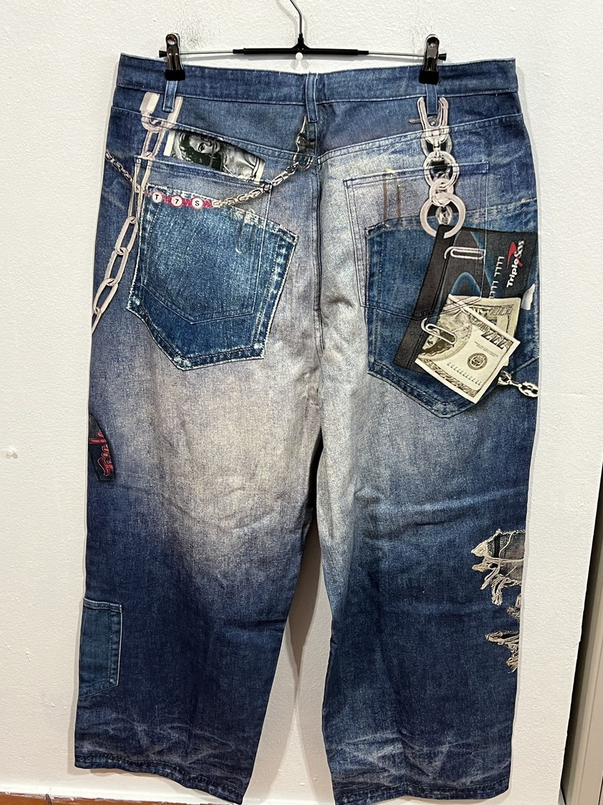 TRIPLE SEVENS Triple Sevens 2D Blue Jeans Size US 36 / EU 52 - 6 Thumbnail