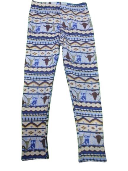 Vintage VINTAGE LIKE NAVAJO DESIGN LEGGING SWEATPANTS Size 33" - 1 Thumbnail