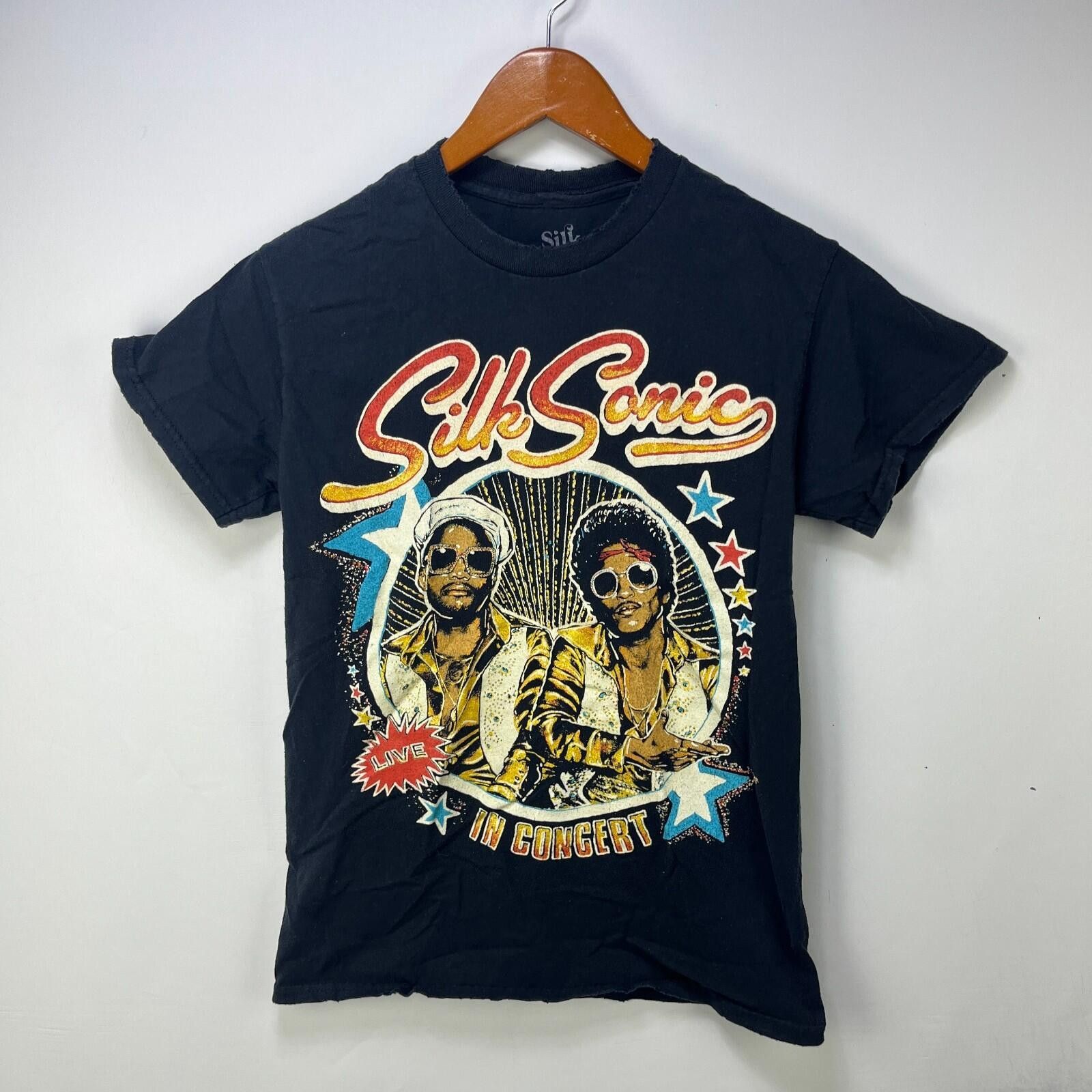 Vintage Silk Sonic Anderson Paak Bruno Mars Tour Shirt Small Size US S / EU 44-46 / 1 - 1 Thumbnail