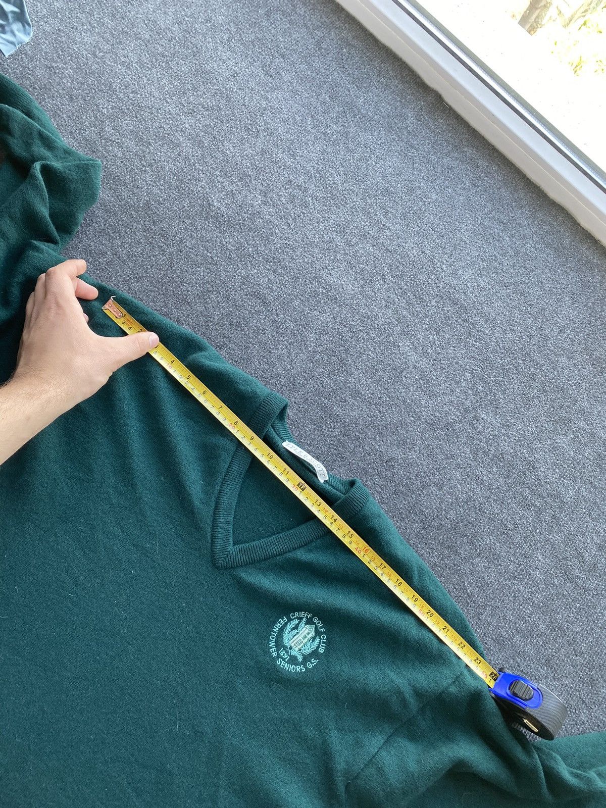 Lyle & Scott 🔥90s Lyle Scott Scotland crieff golf club v neck pullover Size US XL / EU 56 / 4 - 9 Thumbnail