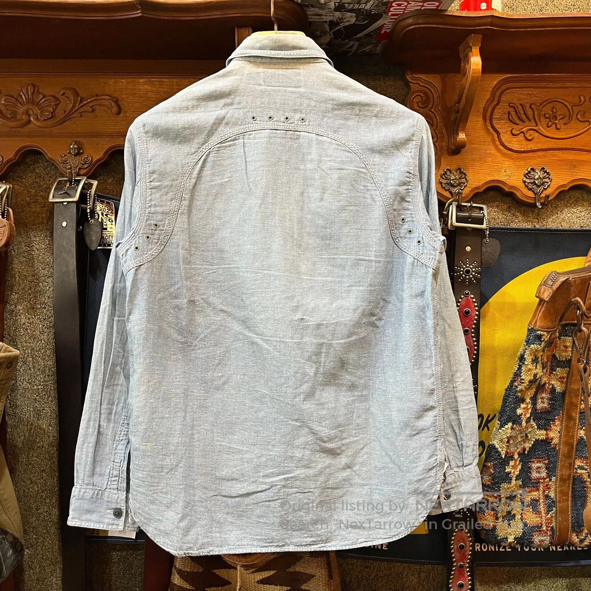 RRL Ralph Lauren RRL Denim Shirt by Ralph Lauren. Size US M / EU 48-50 / 2 - 2 Thumbnail