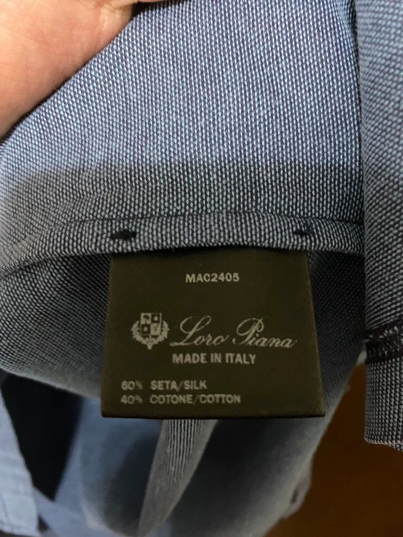 Loro Piana LORO PIANA Men's short-sleeved polo shirt T-shirt Size US XL / EU 56 / 4 - 3 Thumbnail